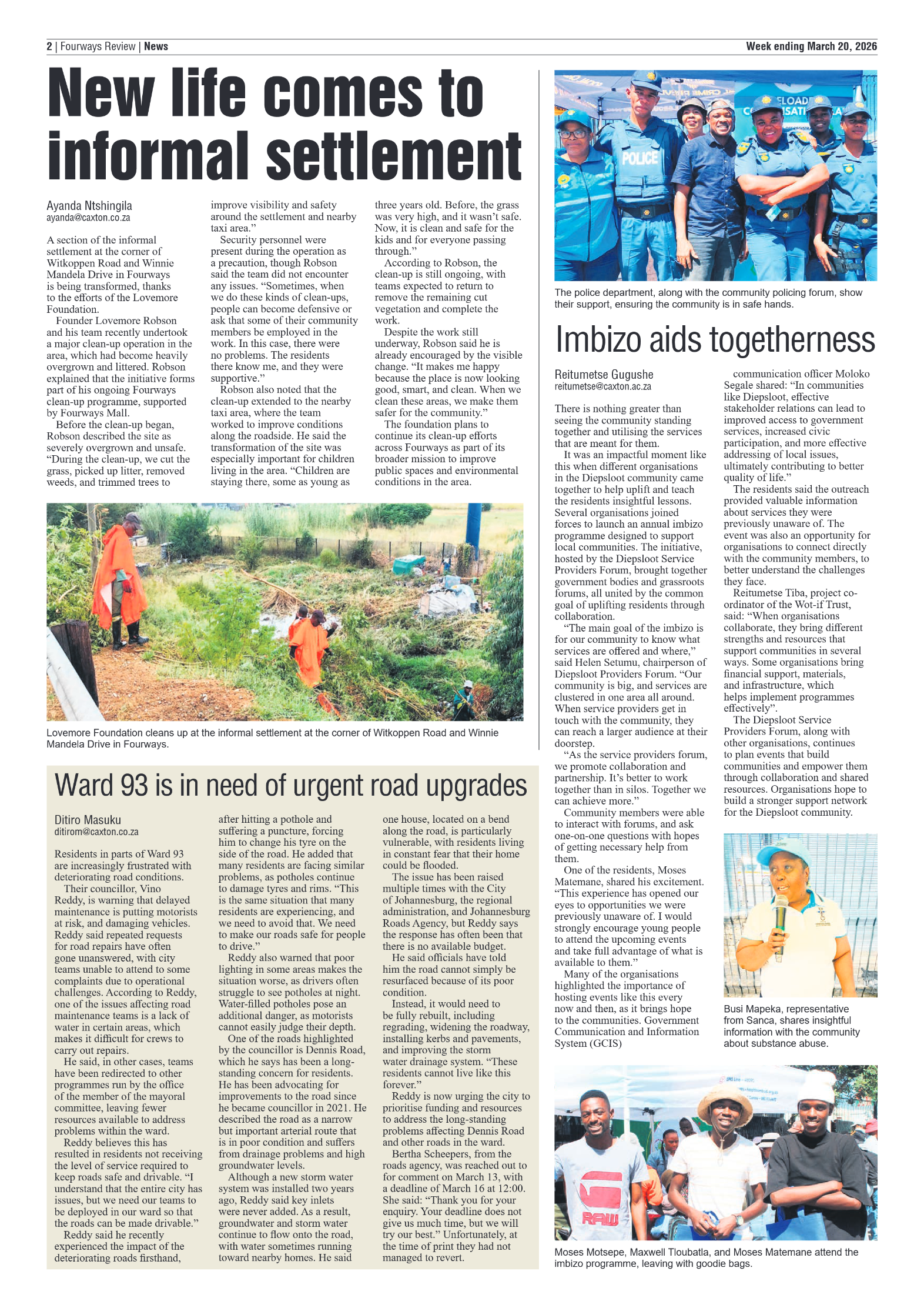 Fourways Review 20 March 2026 page 2