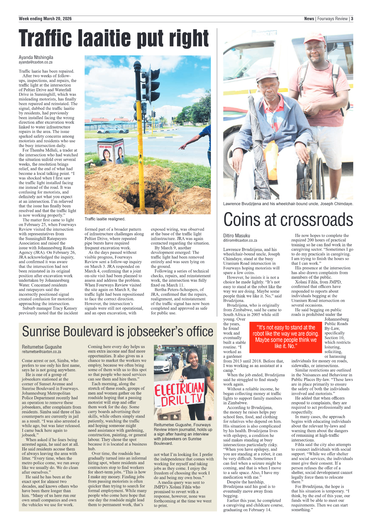 Fourways Review 20 March 2026 page 3