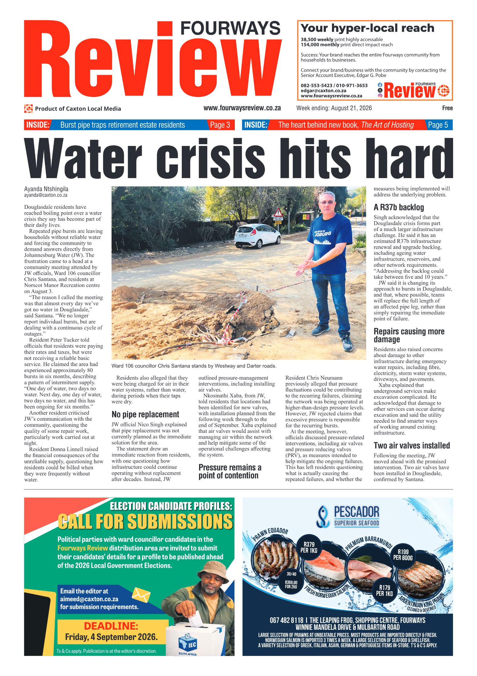 Fourways Review 21 August 2026 page 1