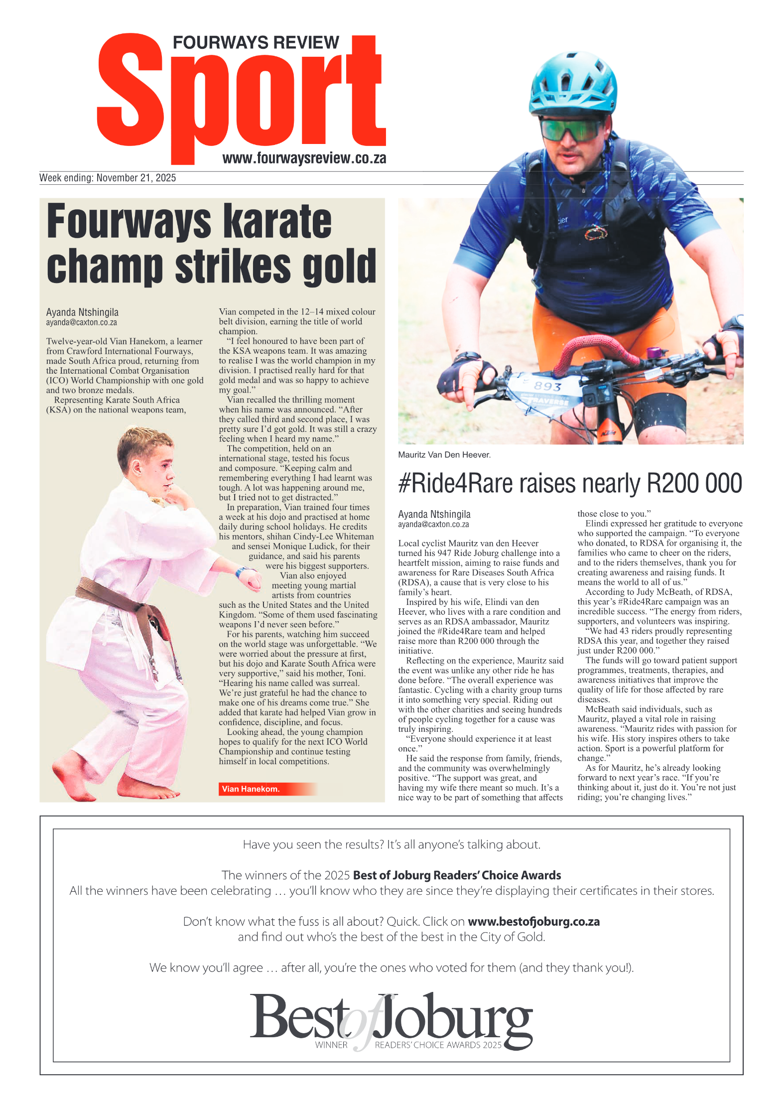 Fourways Review 21 November 2025 page 8