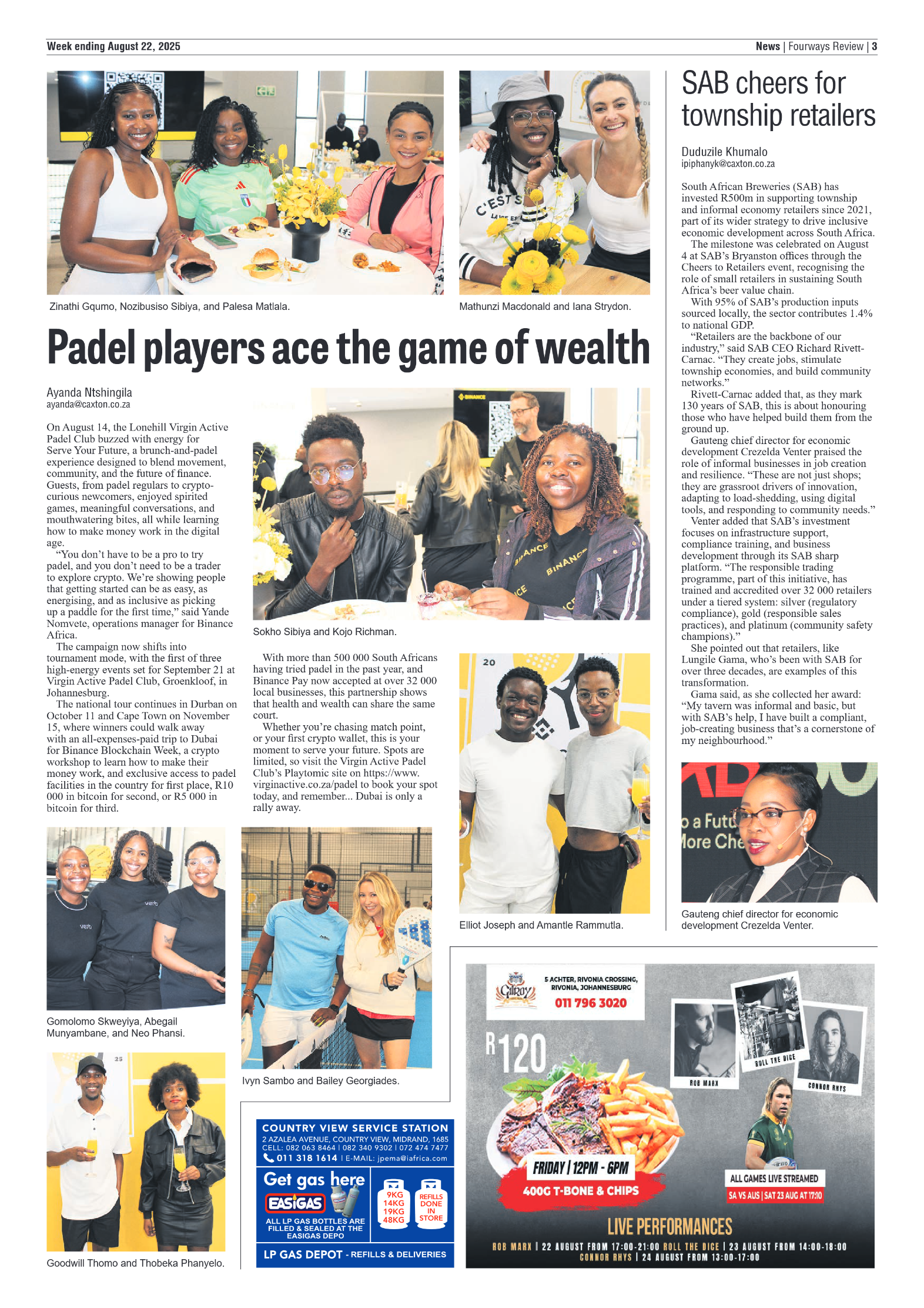 Fourways Review 22 August 2025 page 3