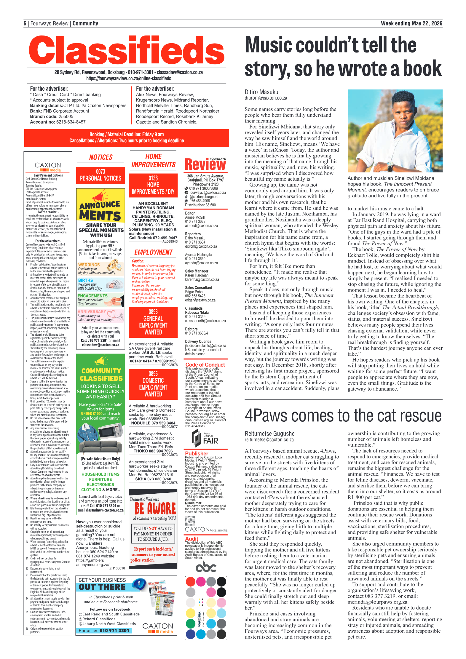 Fourways Review 22 May 2026 page 6