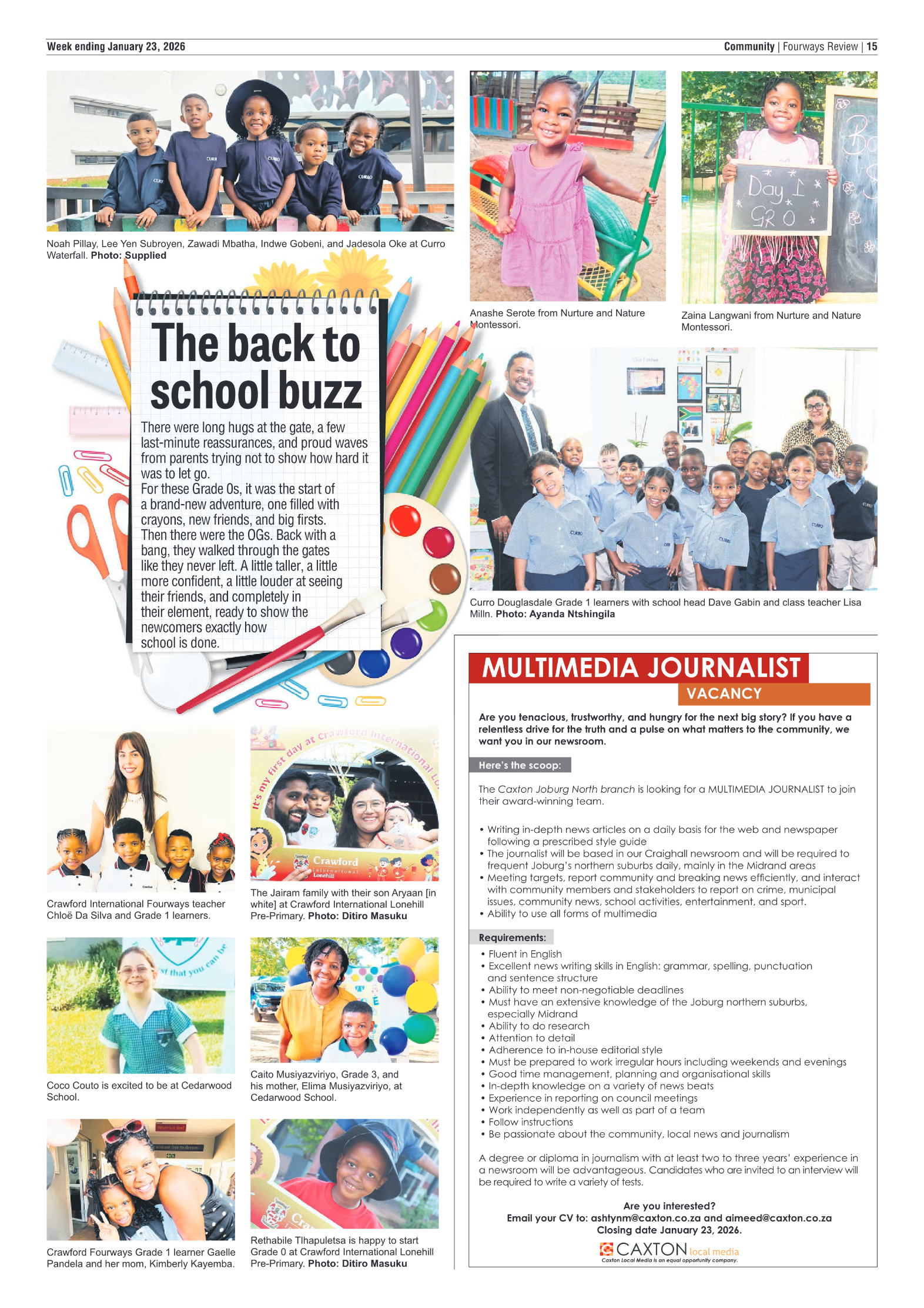 Fourways Review 23 January 2026 page 15