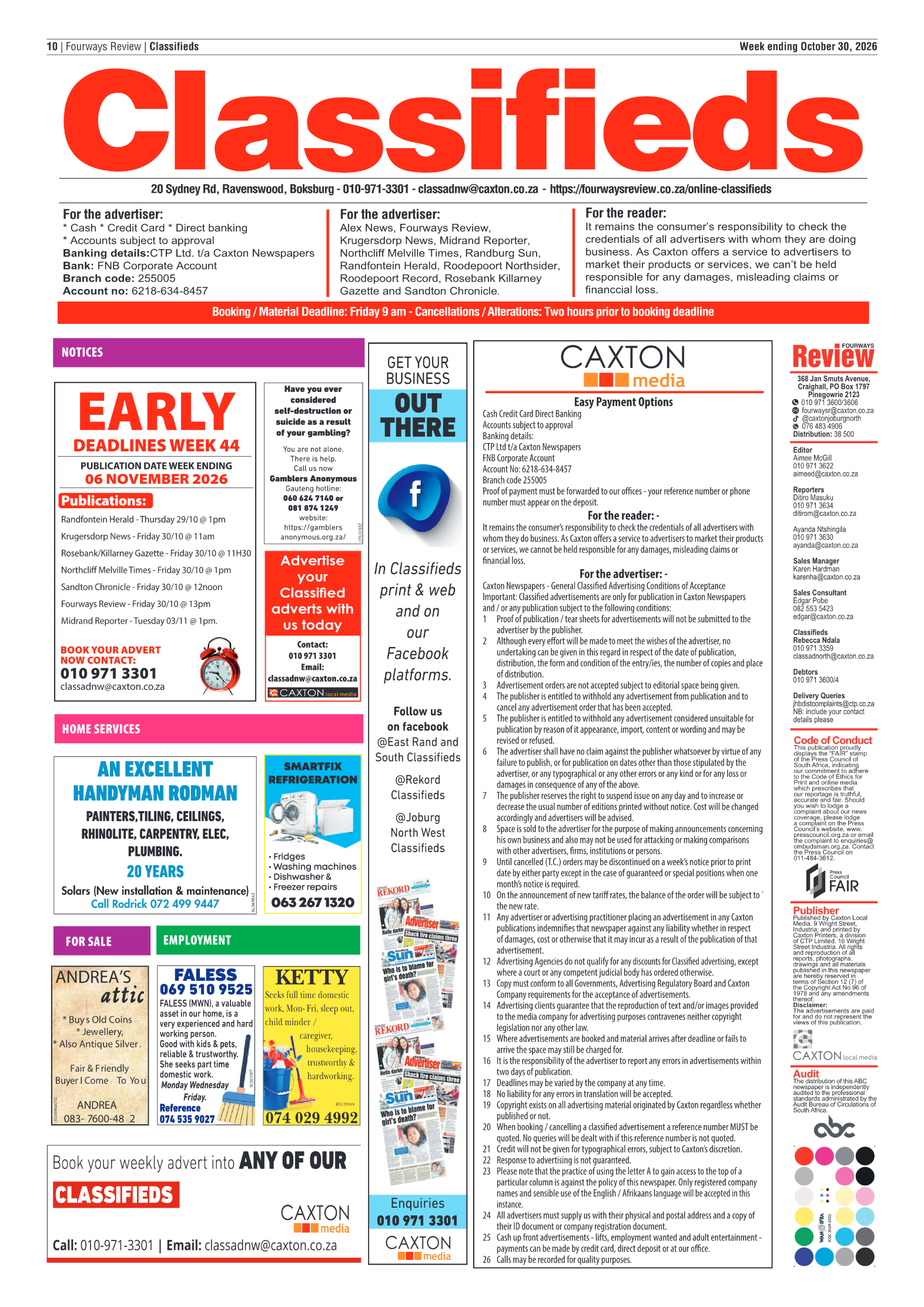 Fourways Review 30 October 2026 page 10