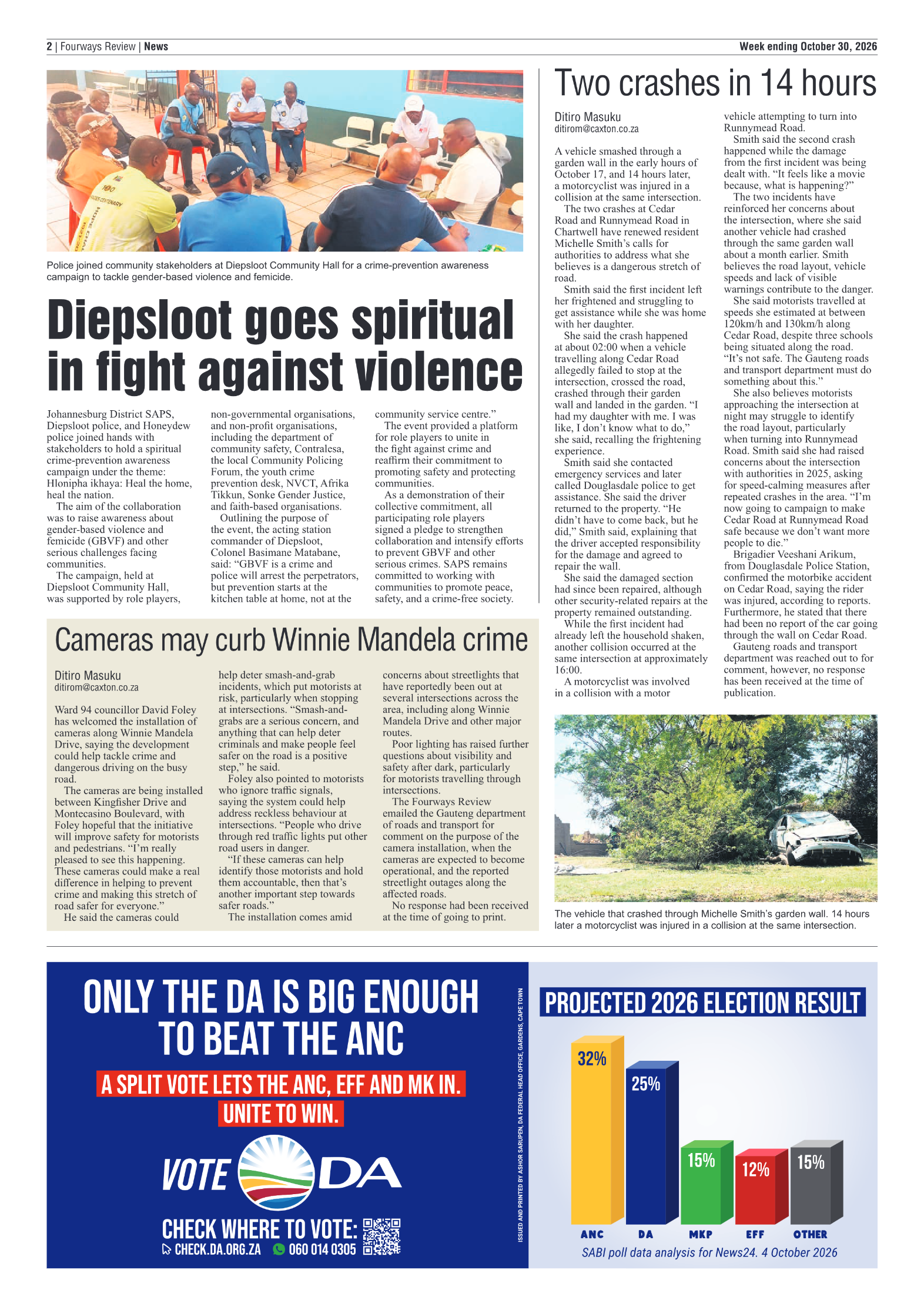 Fourways Review 30 October 2026 page 2