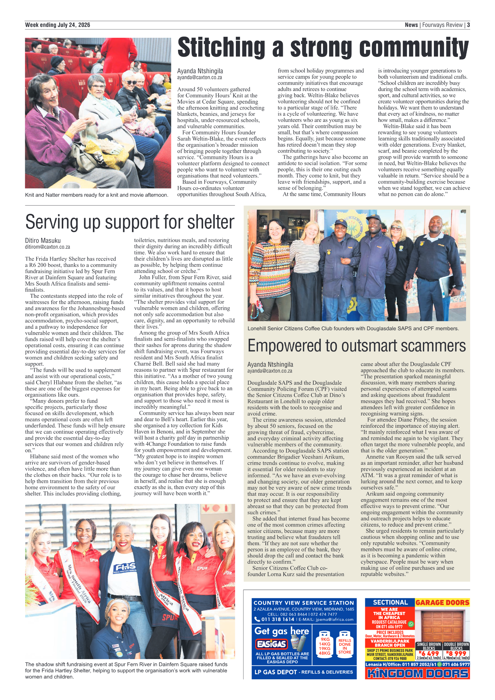 Fourways Review 24 July 2026 page 3