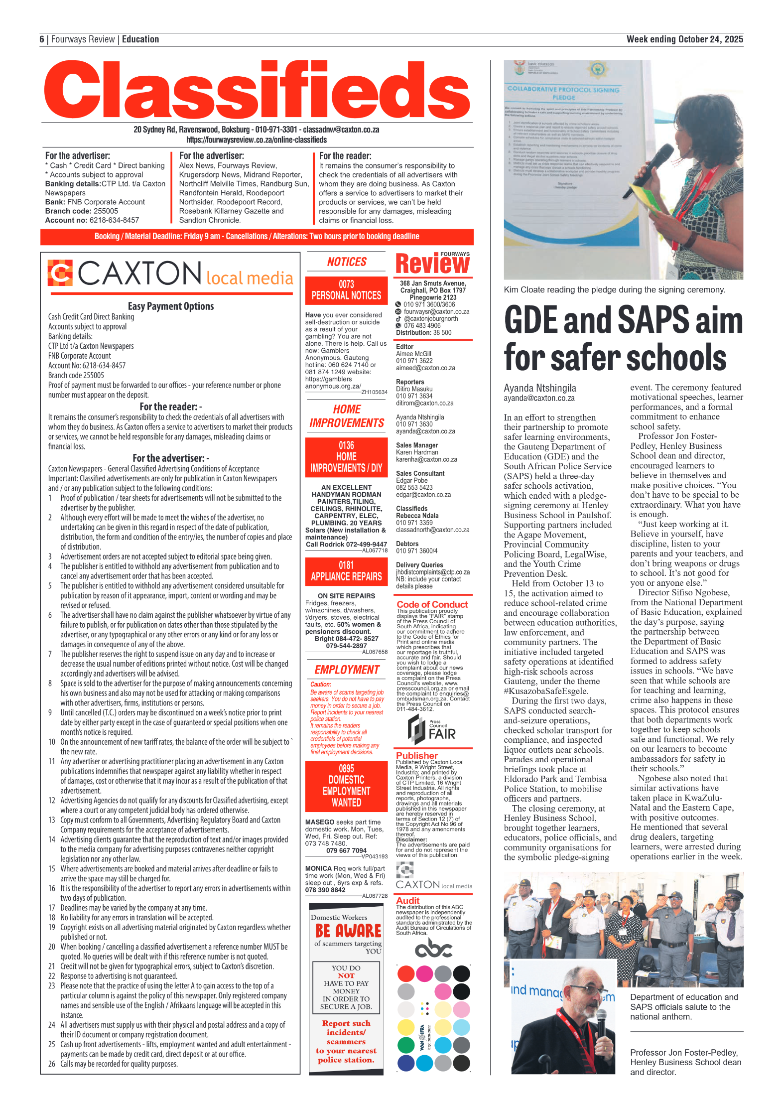 Fourways Review 24 October 2025 page 14