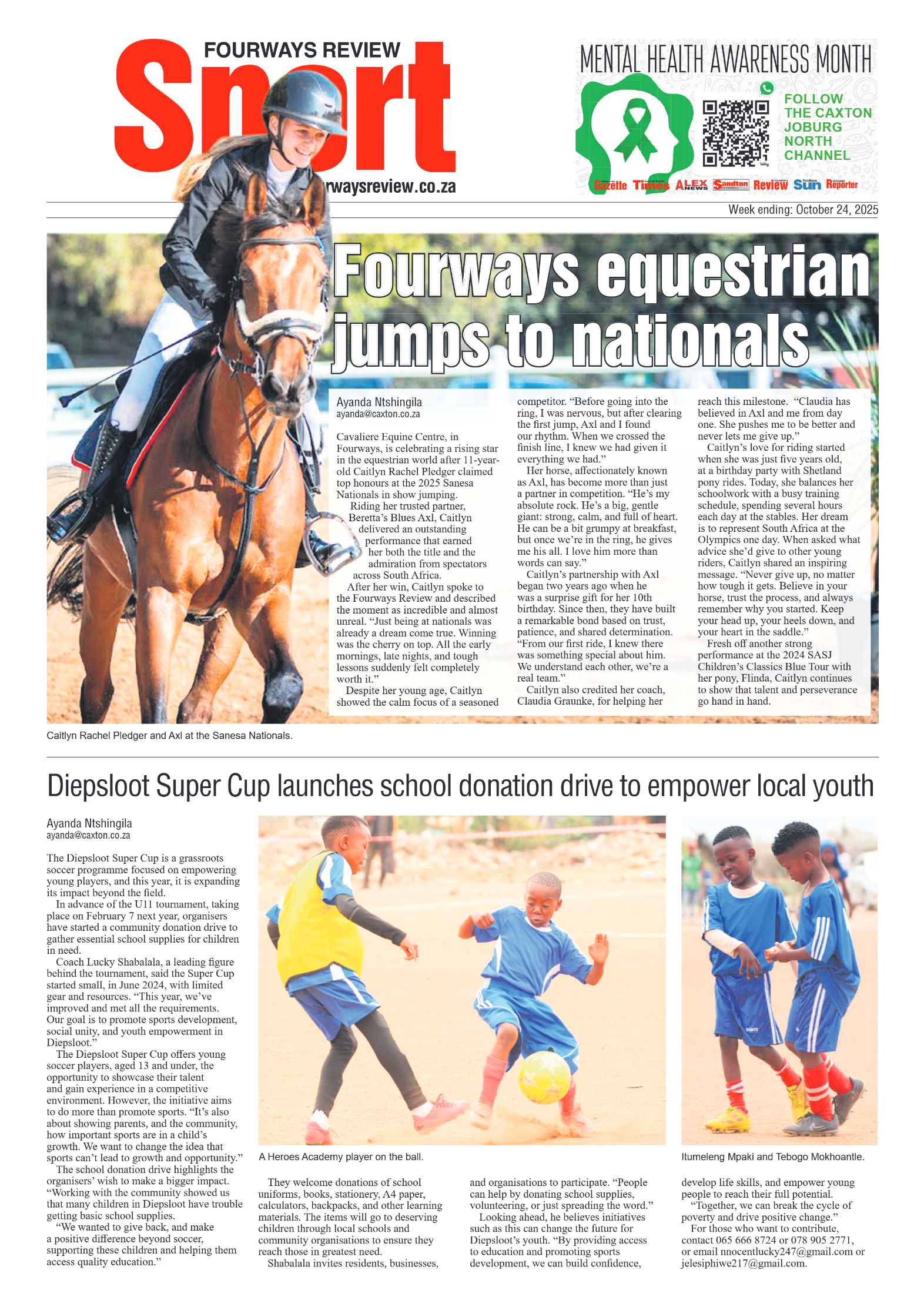 Fourways Review 24 October 2025 page 16