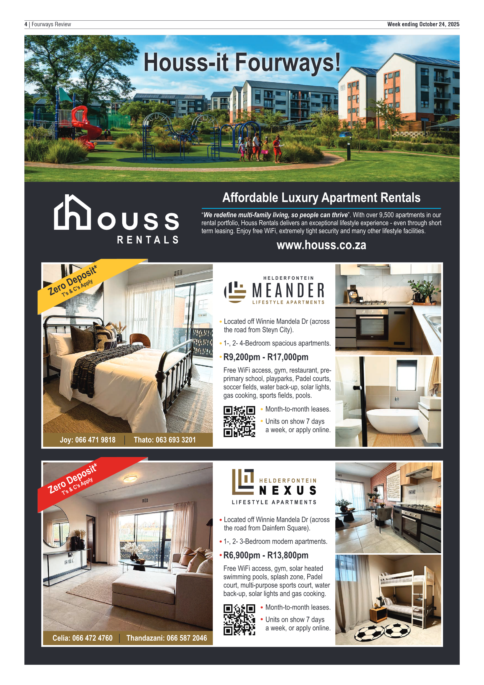 Fourways Review 24 October 2025 page 4