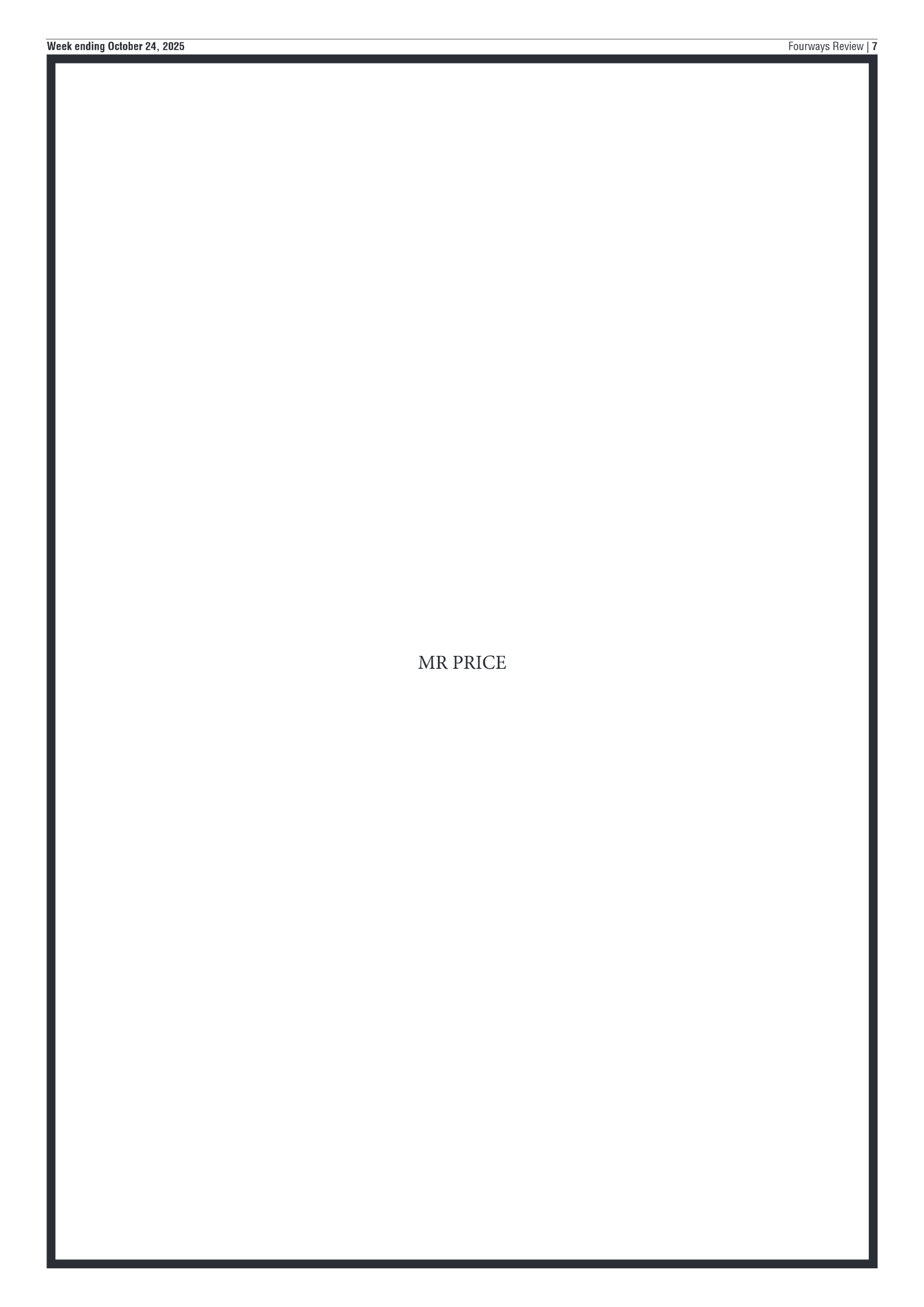 Fourways Review 24 October 2025 page 7