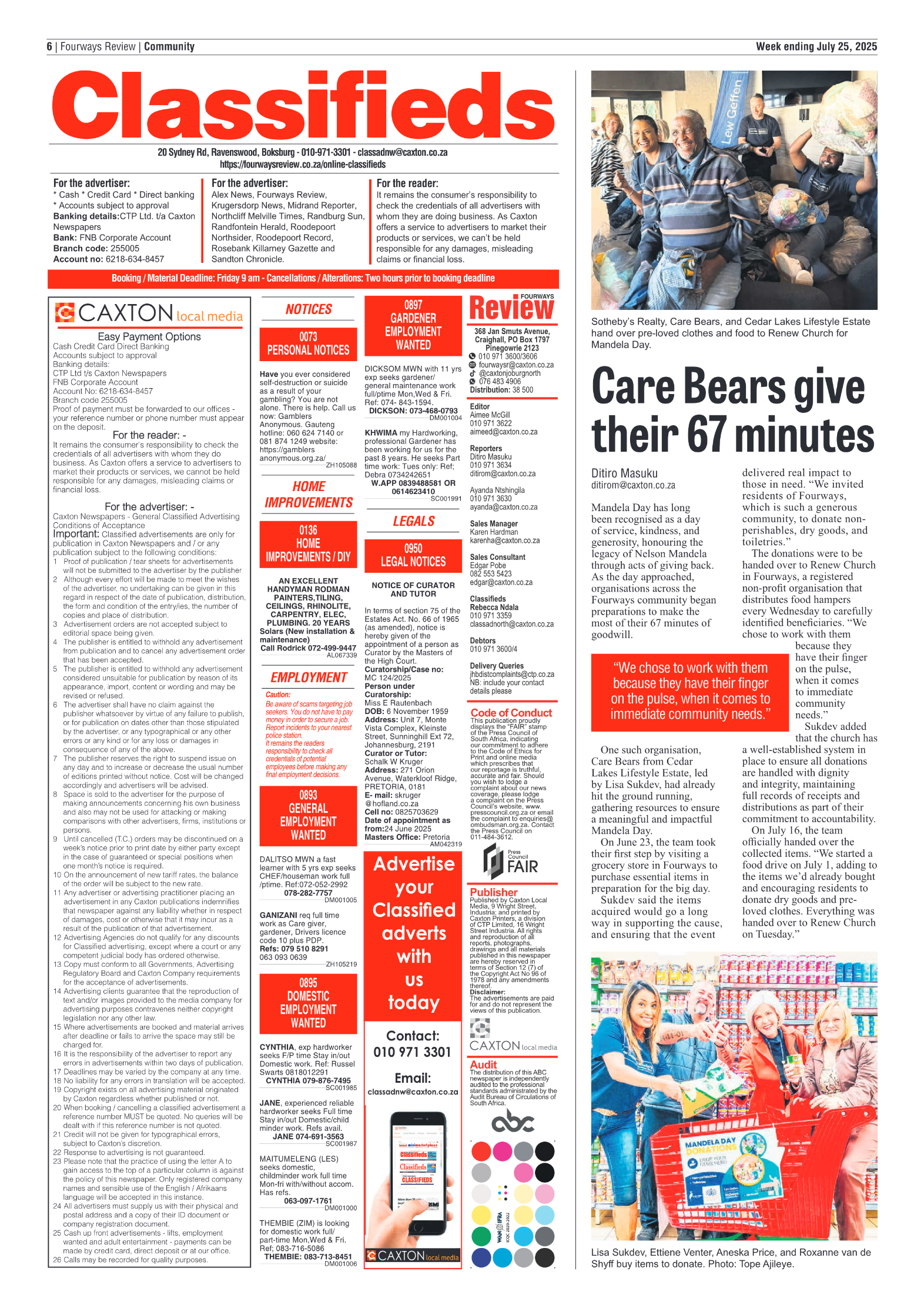 Fourways Review 25 July 2025 page 6