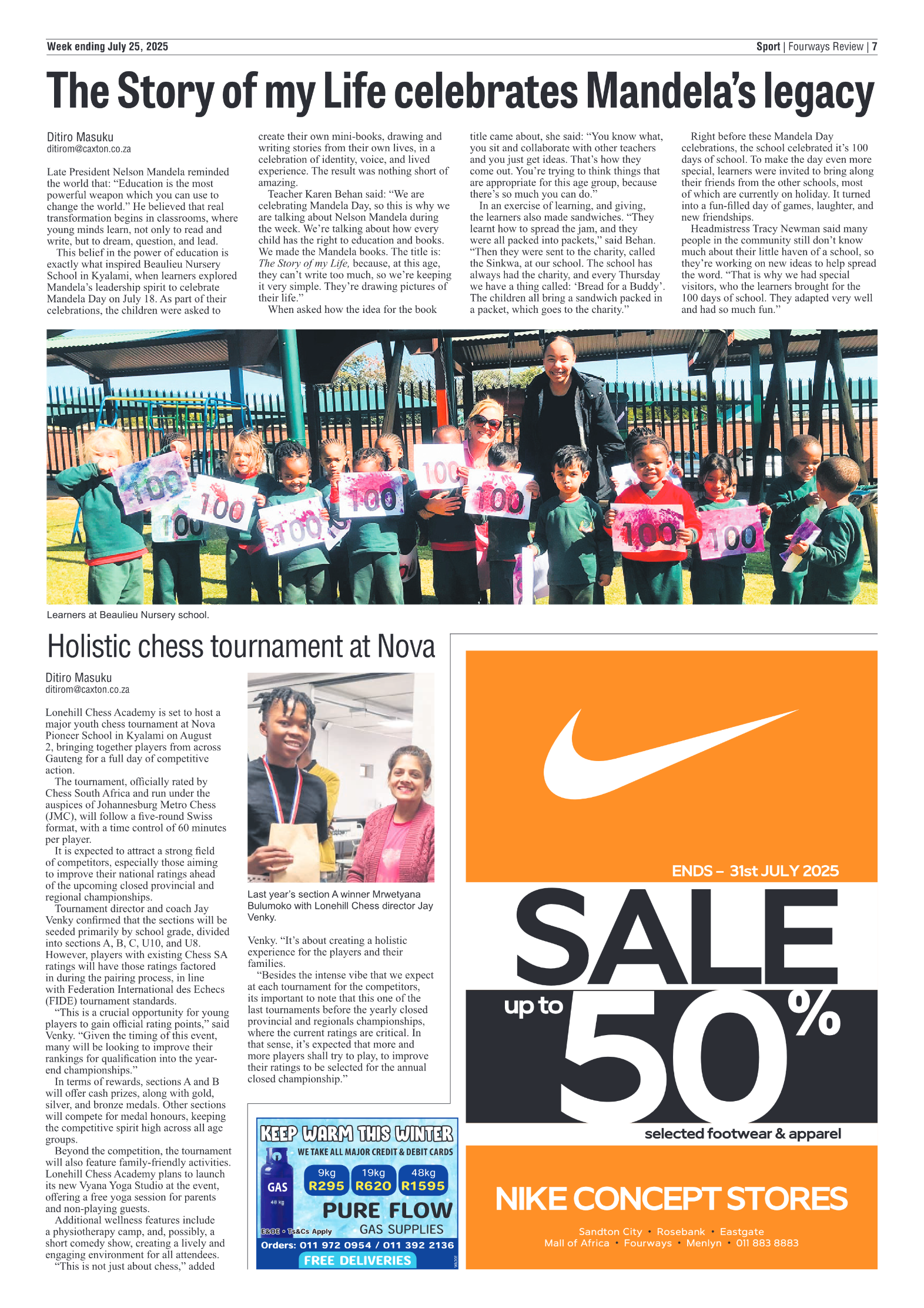 Fourways Review 25 July 2025 page 7