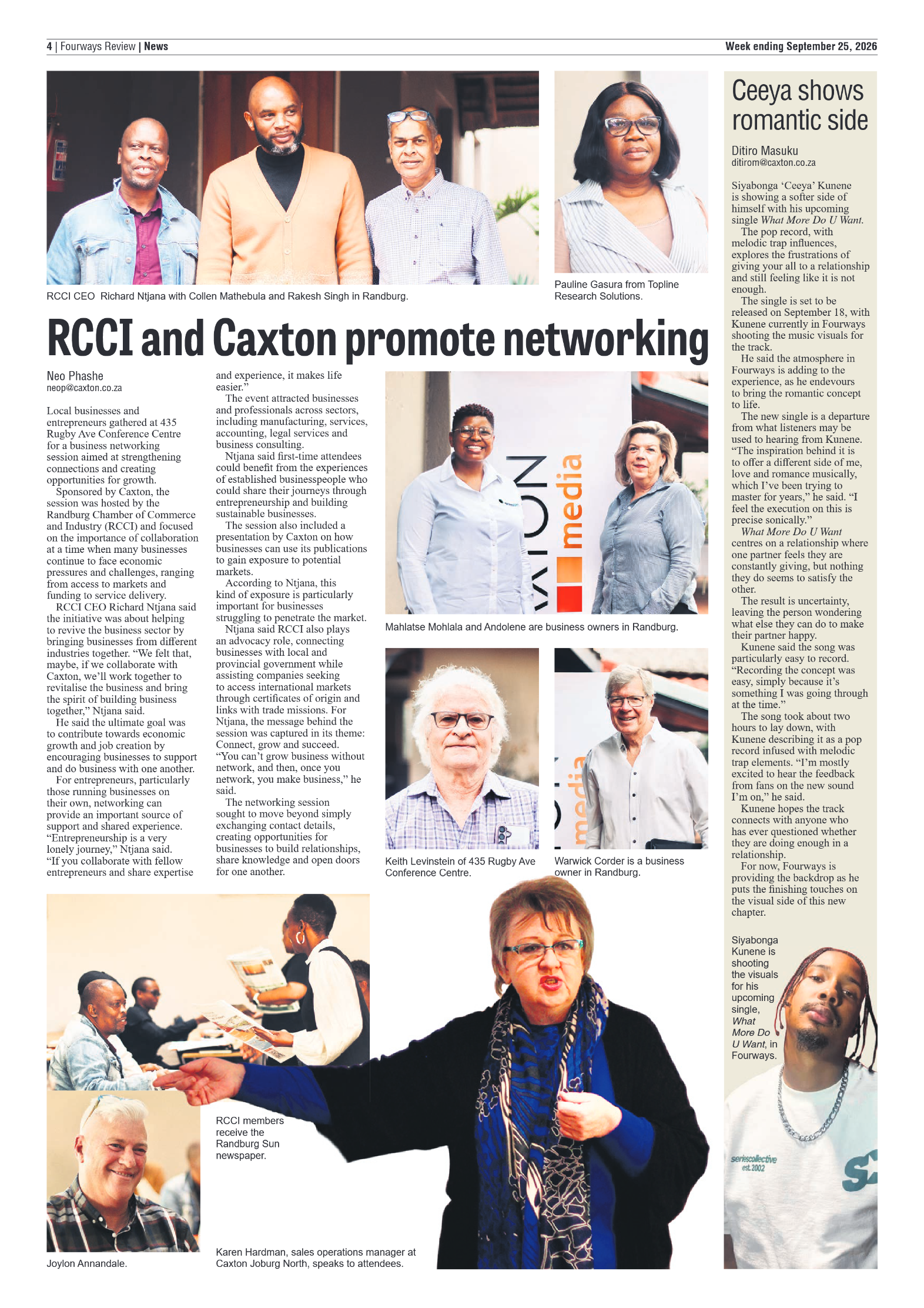 Fourways Review 25 September 2026 page 4