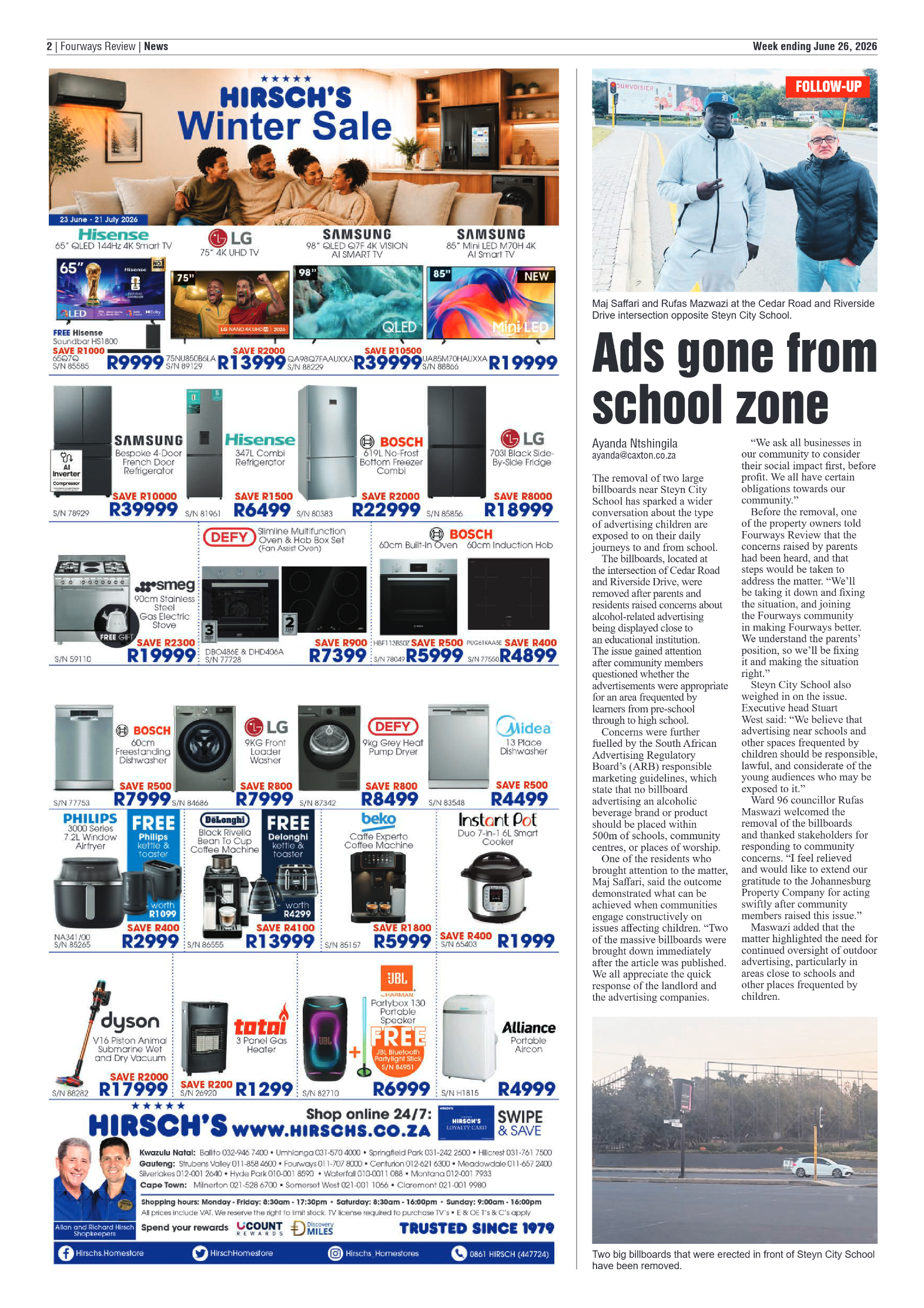 Fourways Review 26 June 2026 page 2