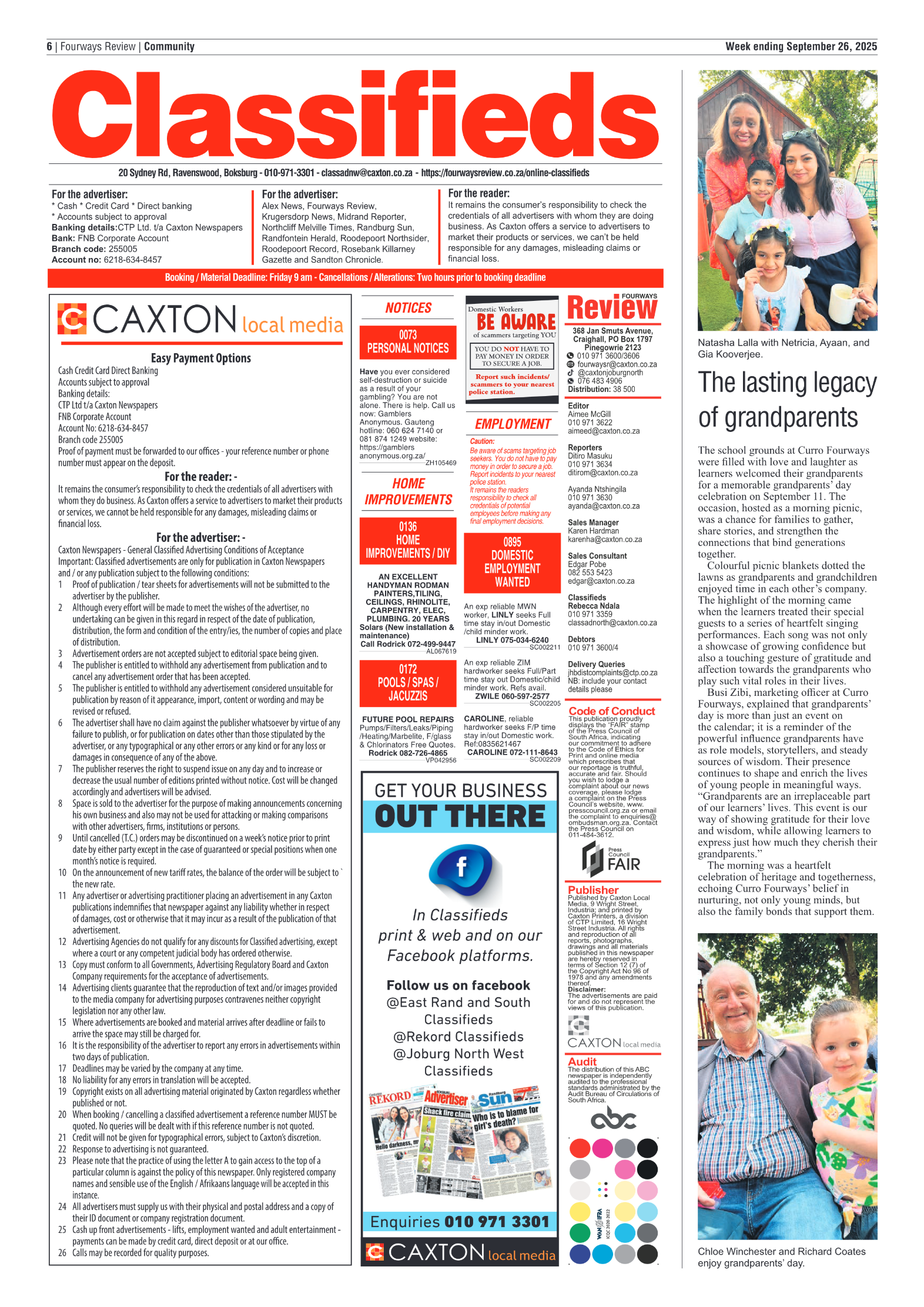 Fourways Review 26 September 2025 page 6
