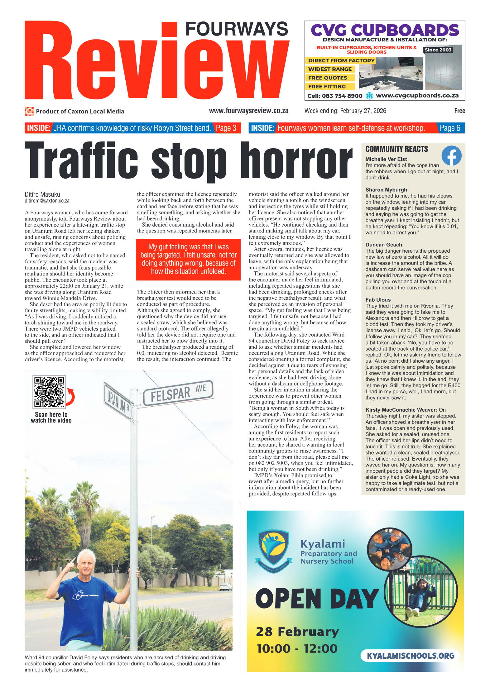 Fourways Review 27 February 2026 page 1