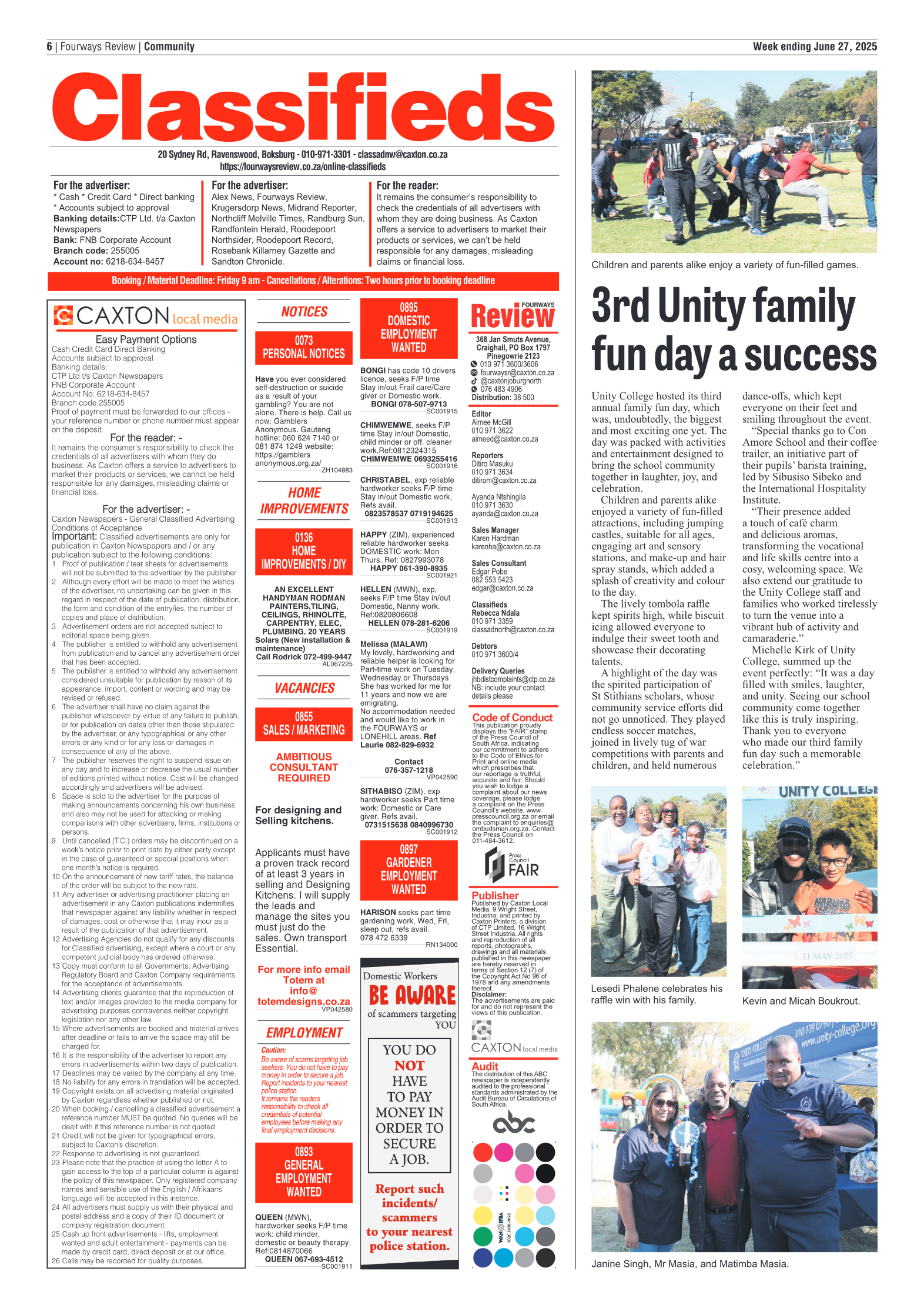 Fourways Review 27 June 2025 page 6