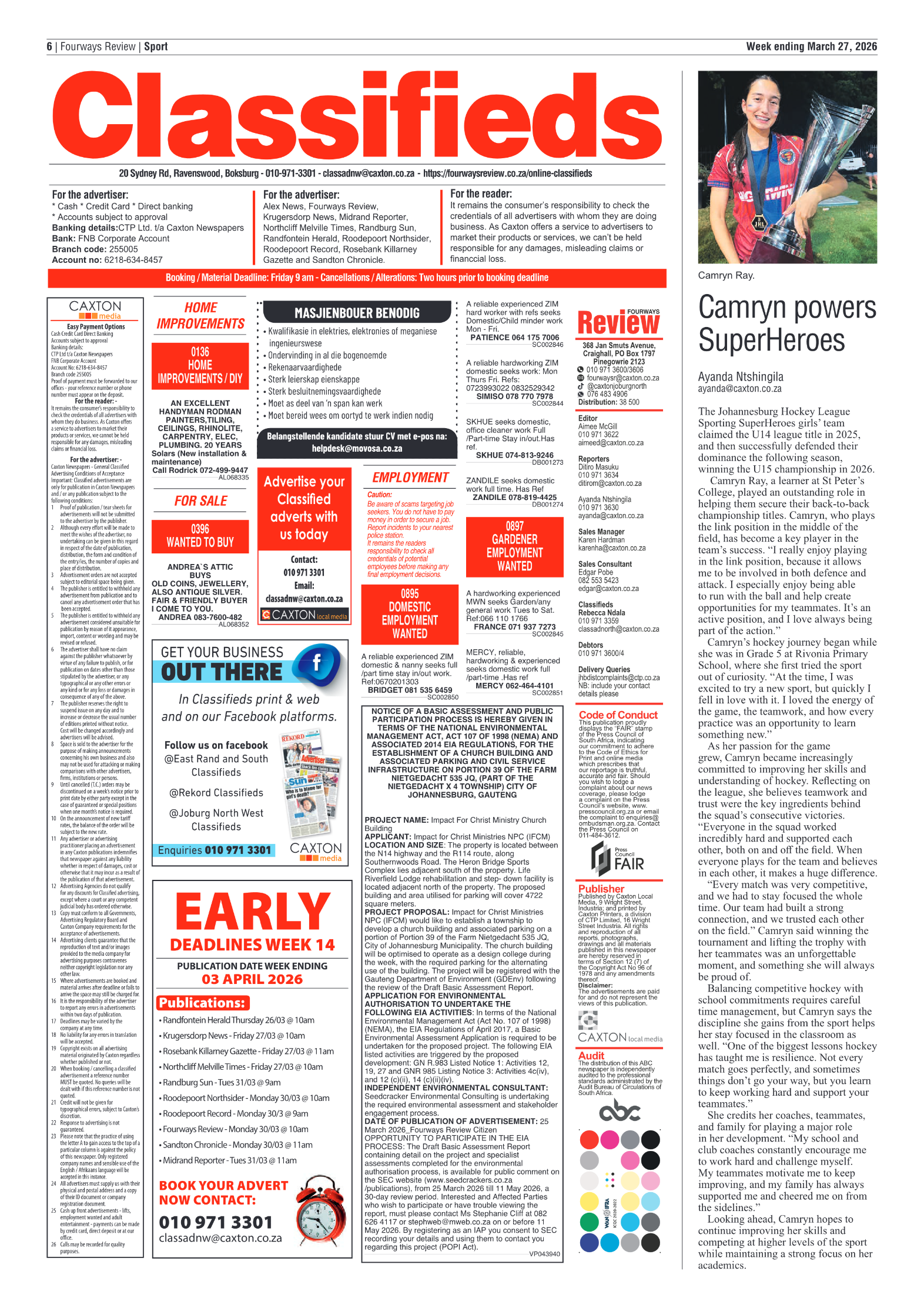 Fourways Review 27 March 2026 page 8
