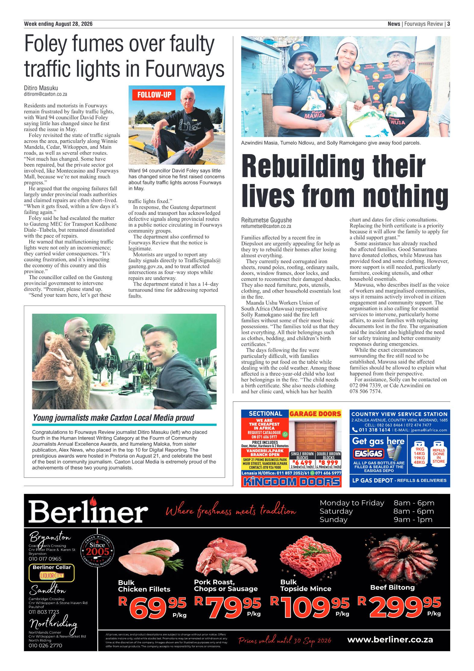 Fourways Review 28 August 2026 page 3