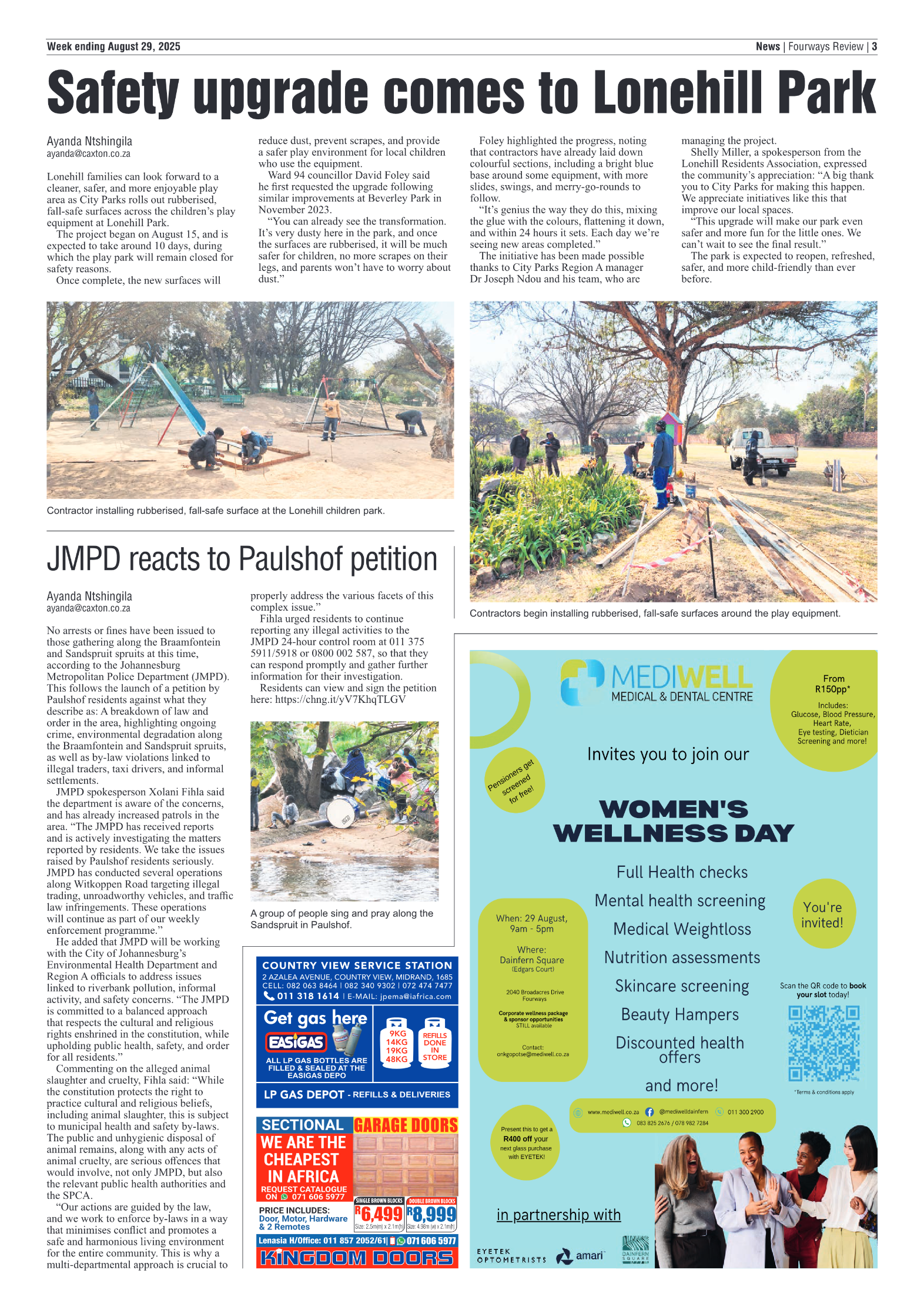 Fourways Review 29 August 2025 page 3