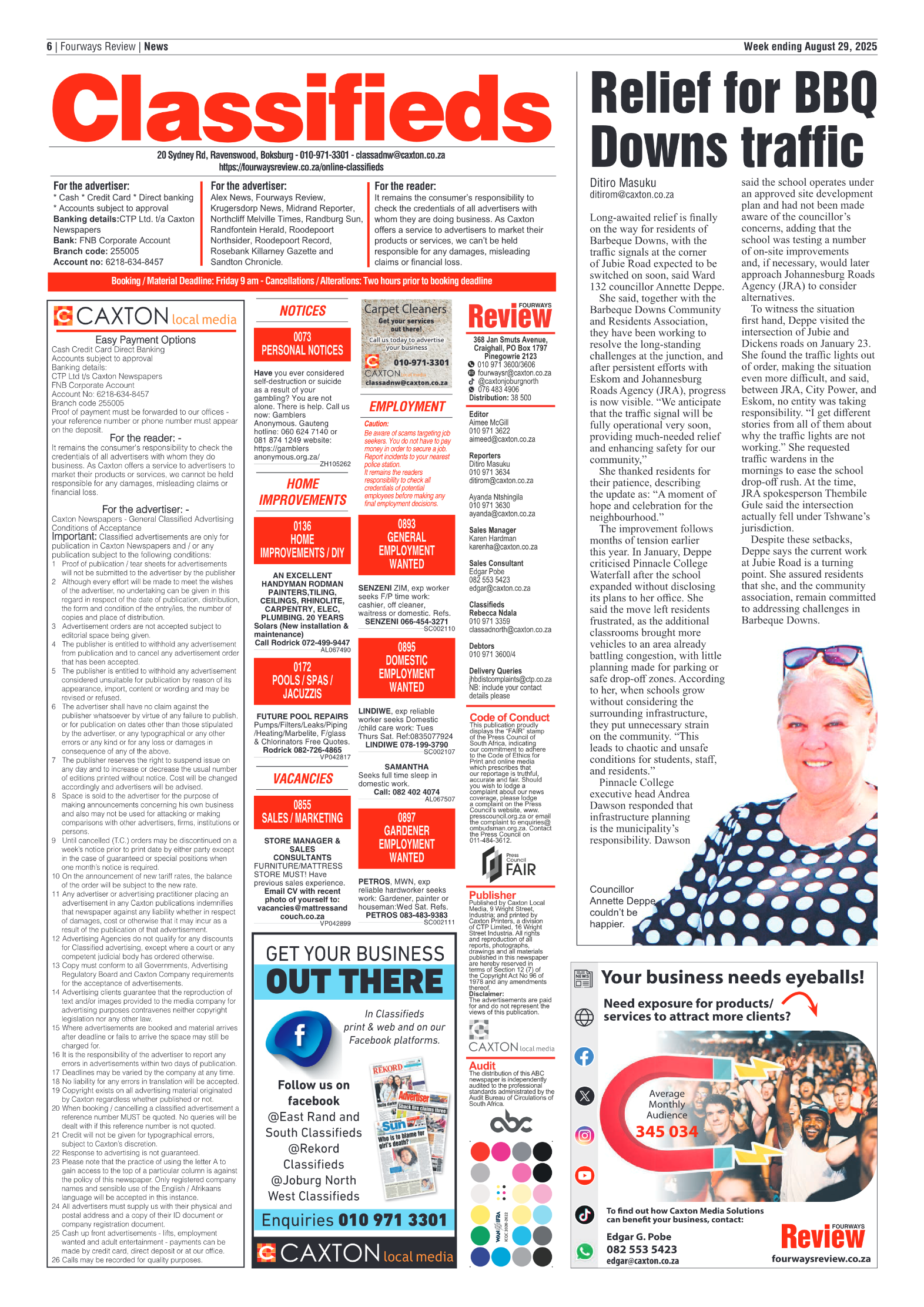 Fourways Review 29 August 2025 page 6