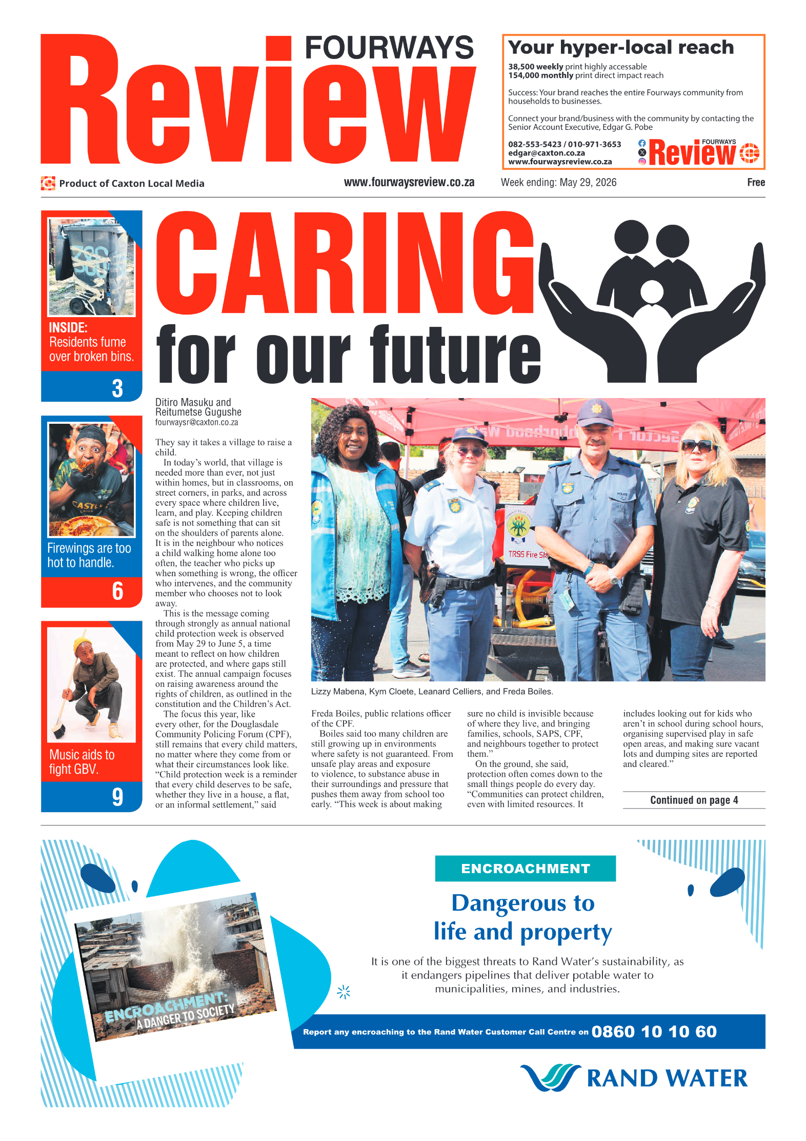Fourways Review 29 May 2026 page 1