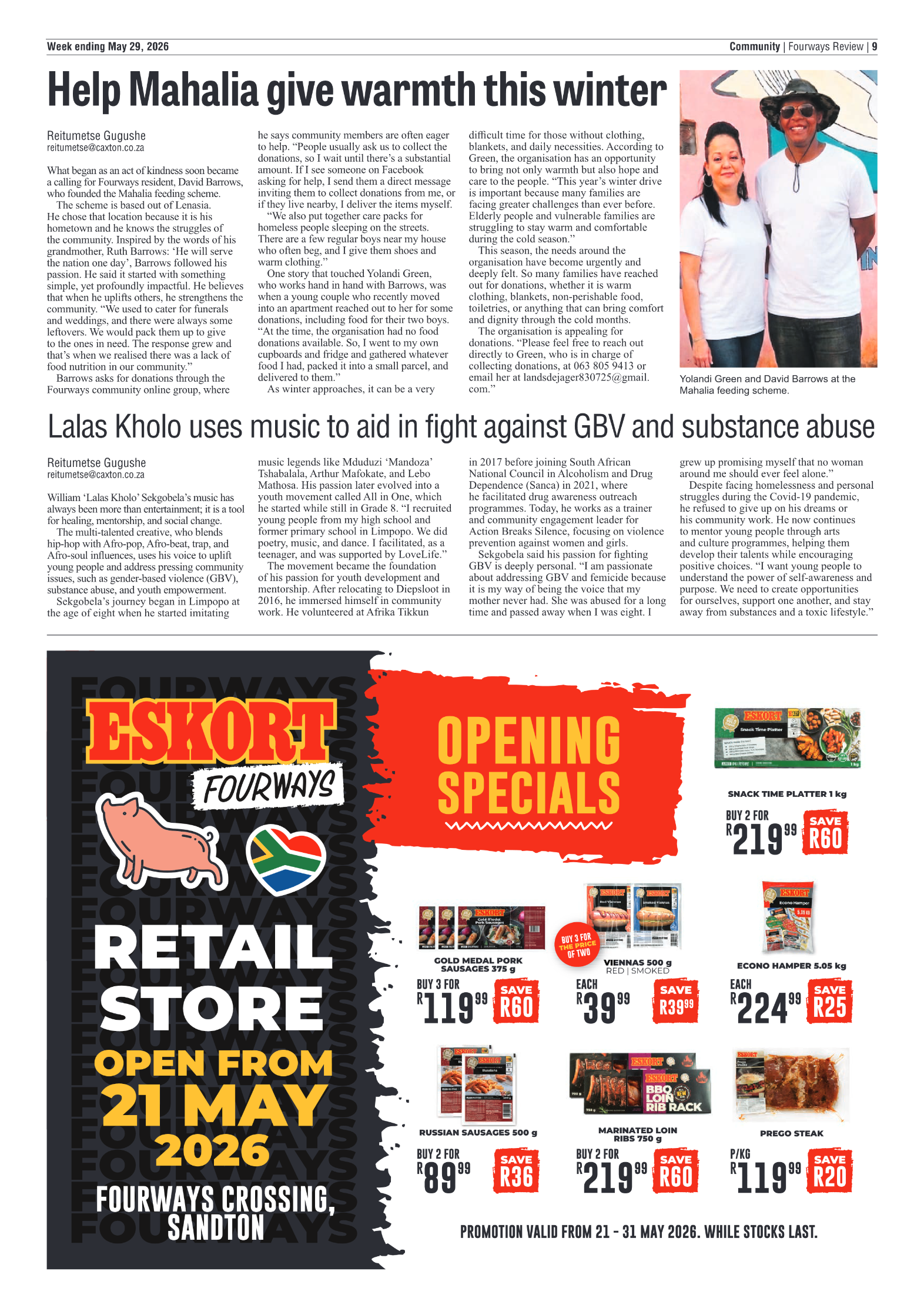 Fourways Review 29 May 2026 page 9