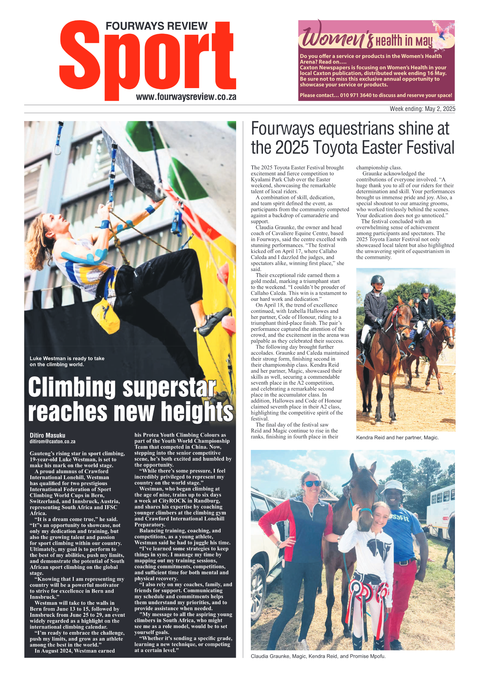 Fourways Review 2 May 2025 page 8