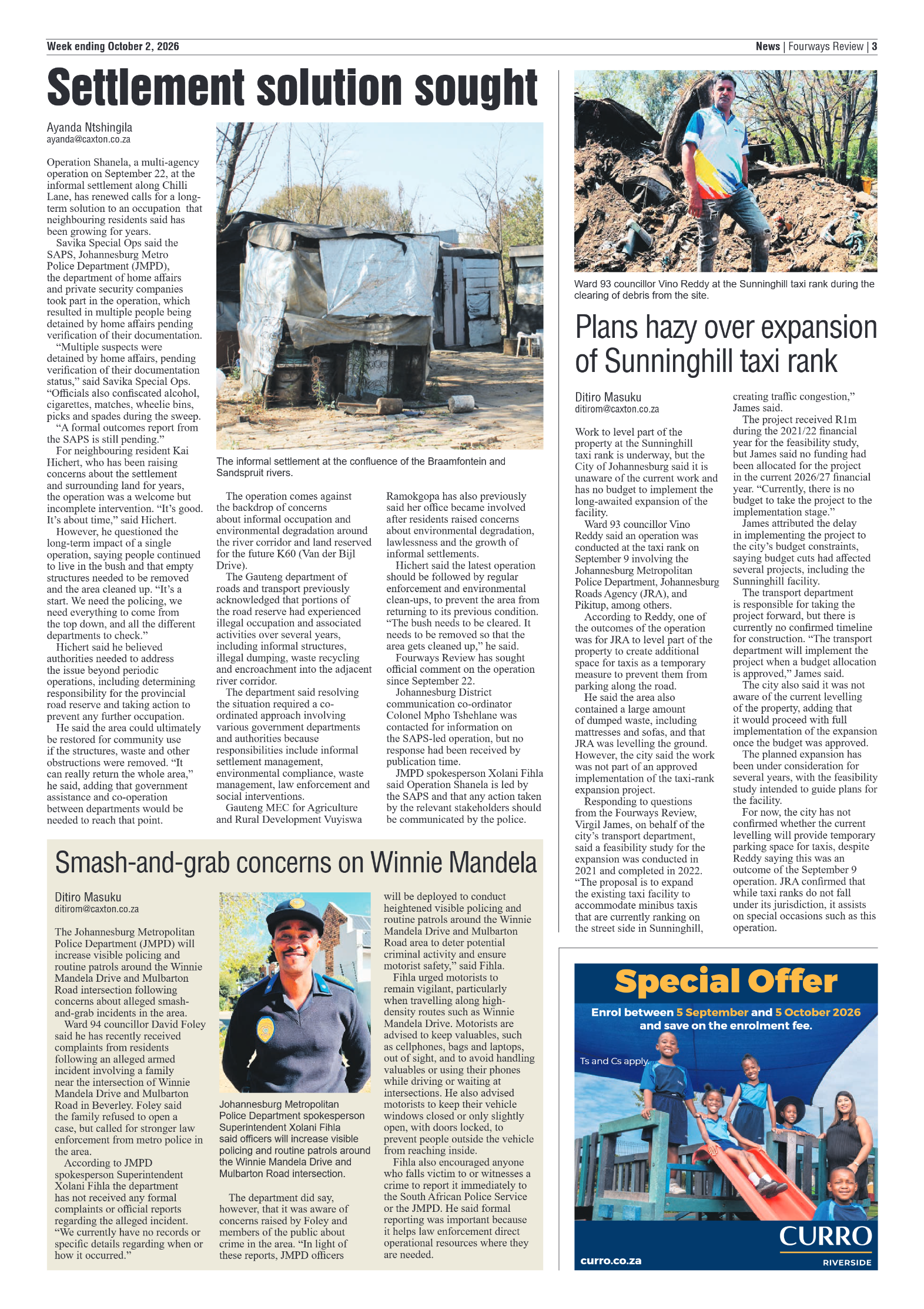Fourways Review 2 October 2026 page 3