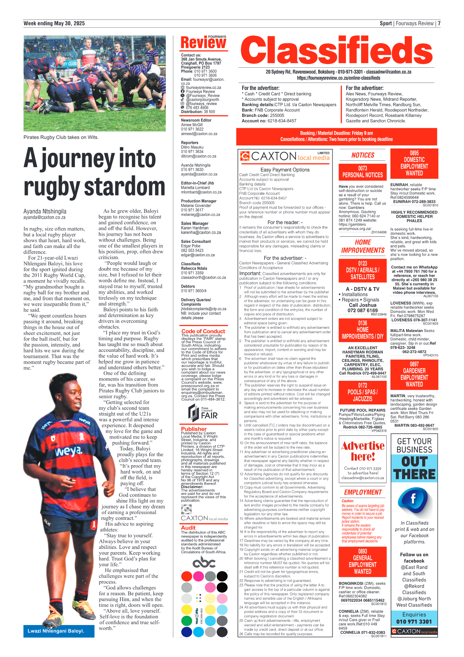 Fourways Review 30 May 2025 page 7
