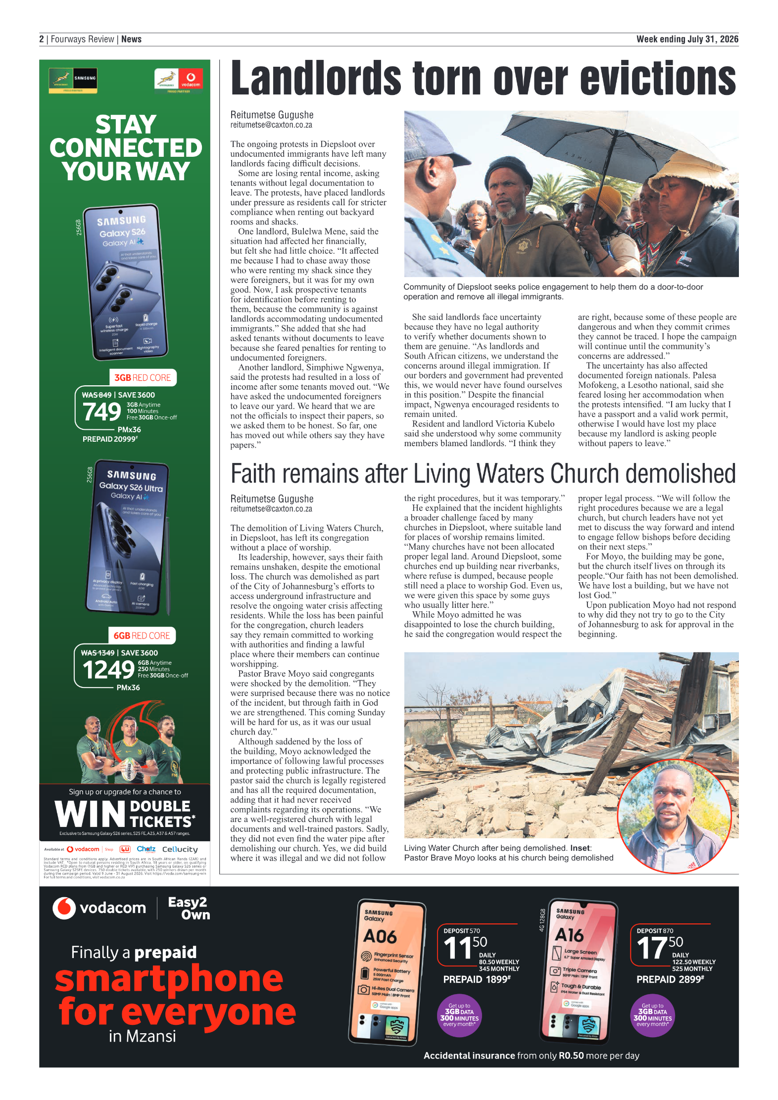 Fourways Review 31 July 2026 page 2