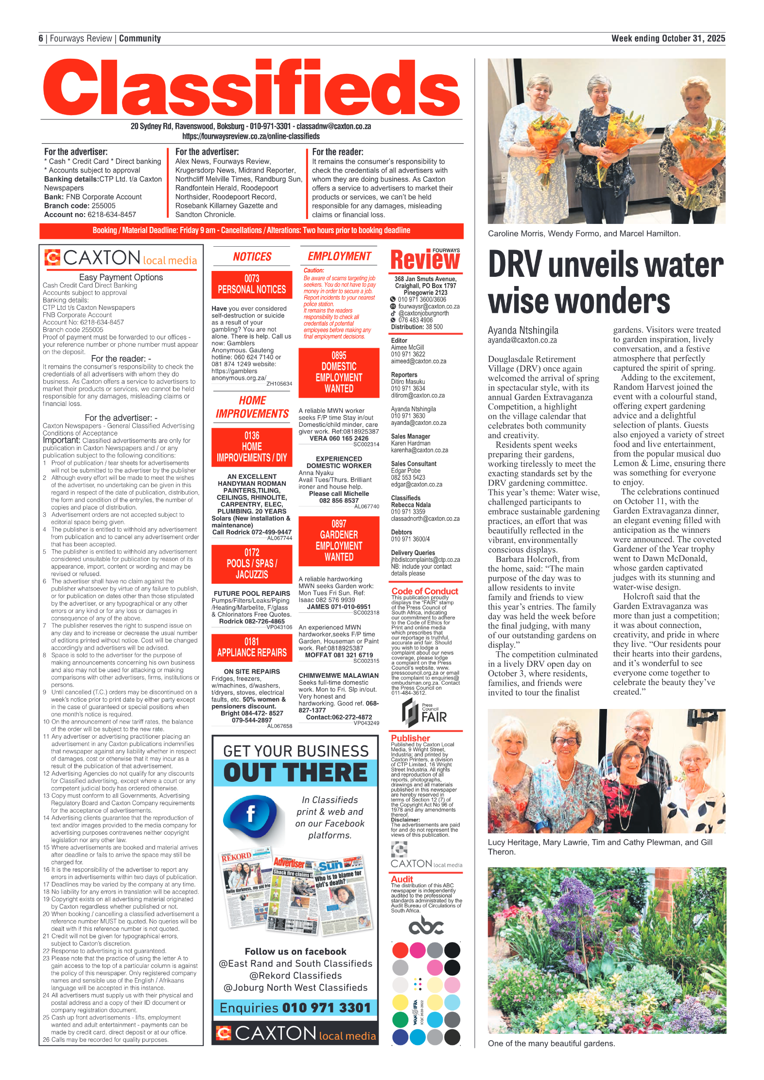 Fourways Review 31 October 2025 page 6