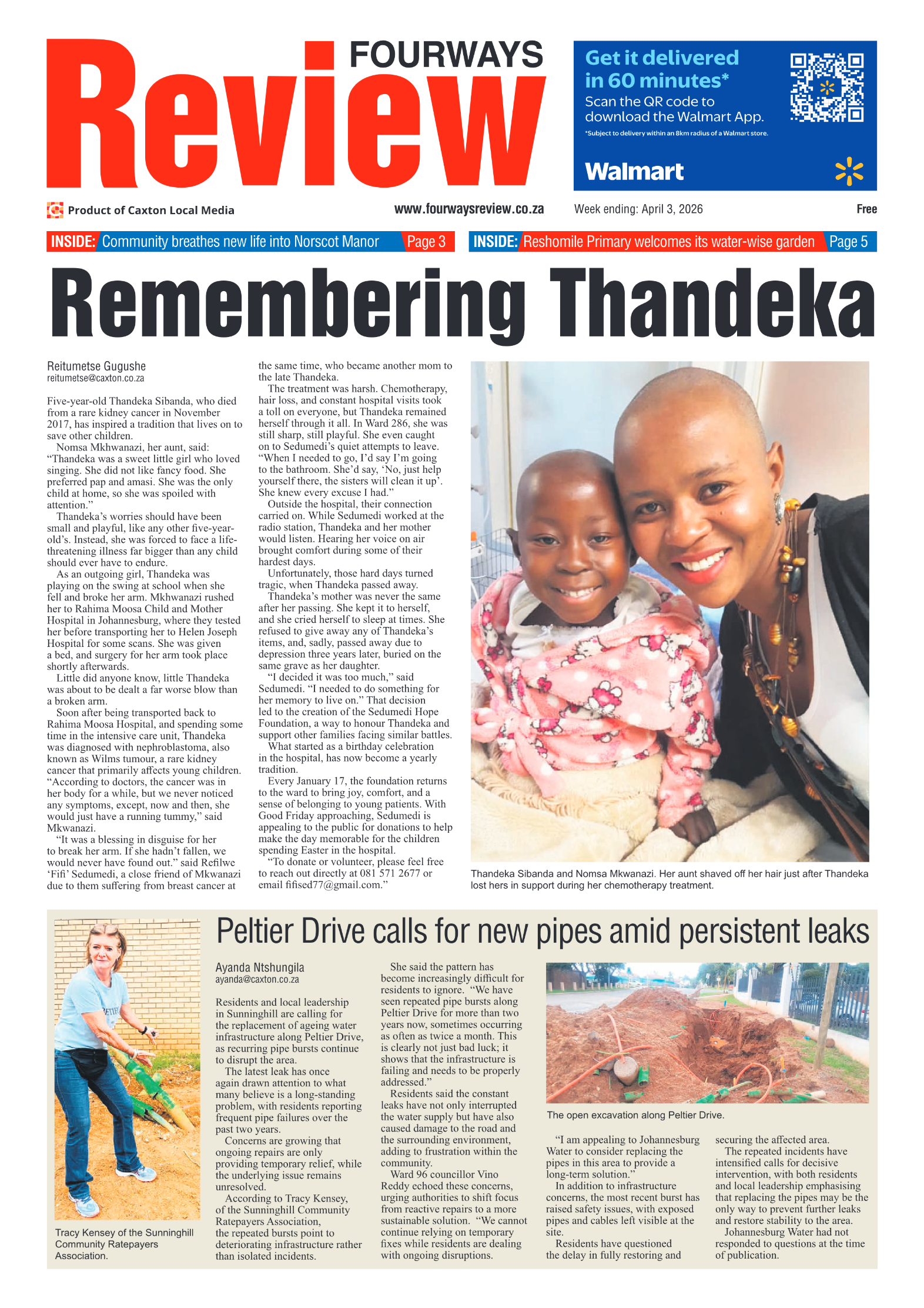Fourways Review 3 April 2026 page 1