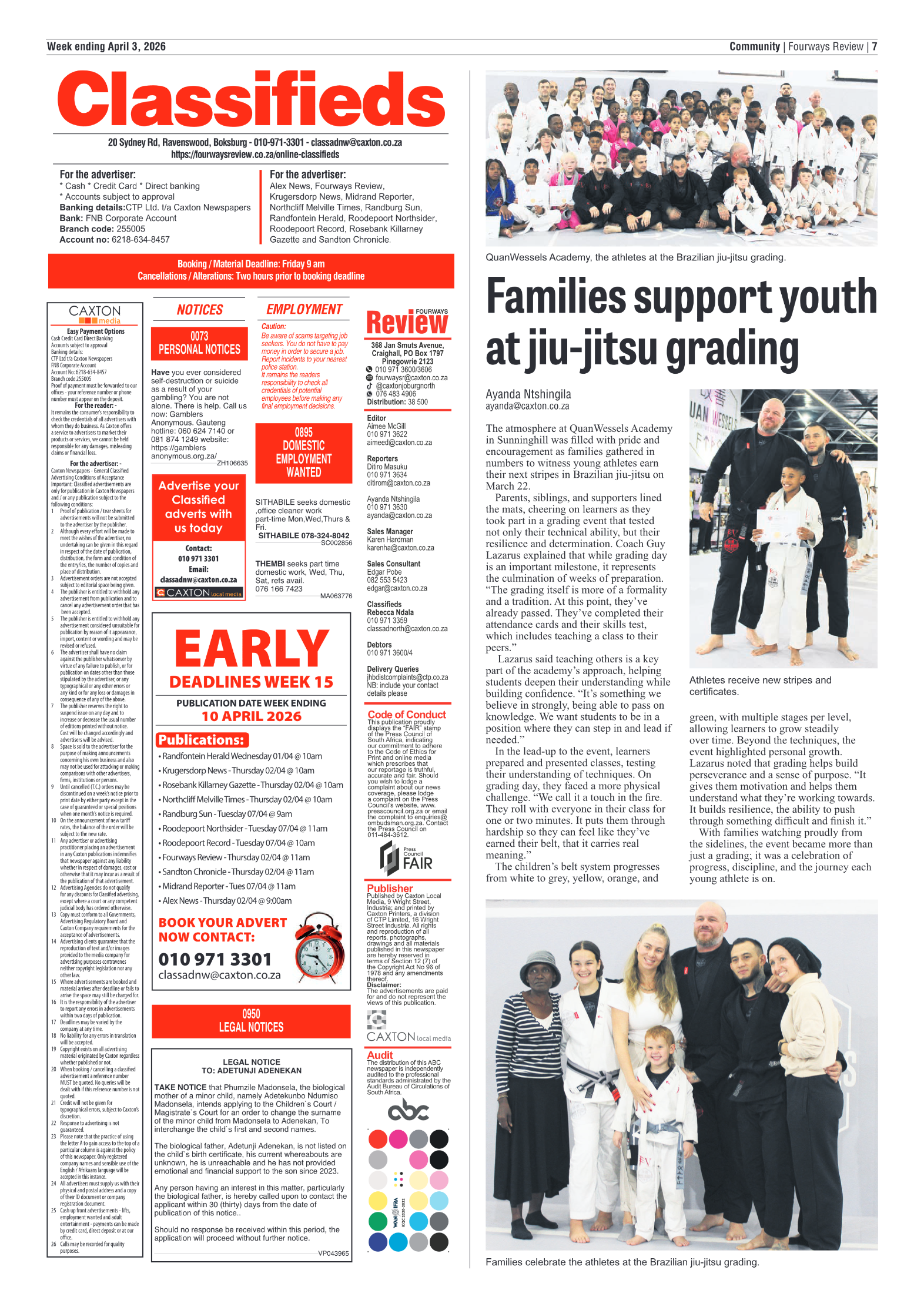 Fourways Review 3 April 2026 page 7