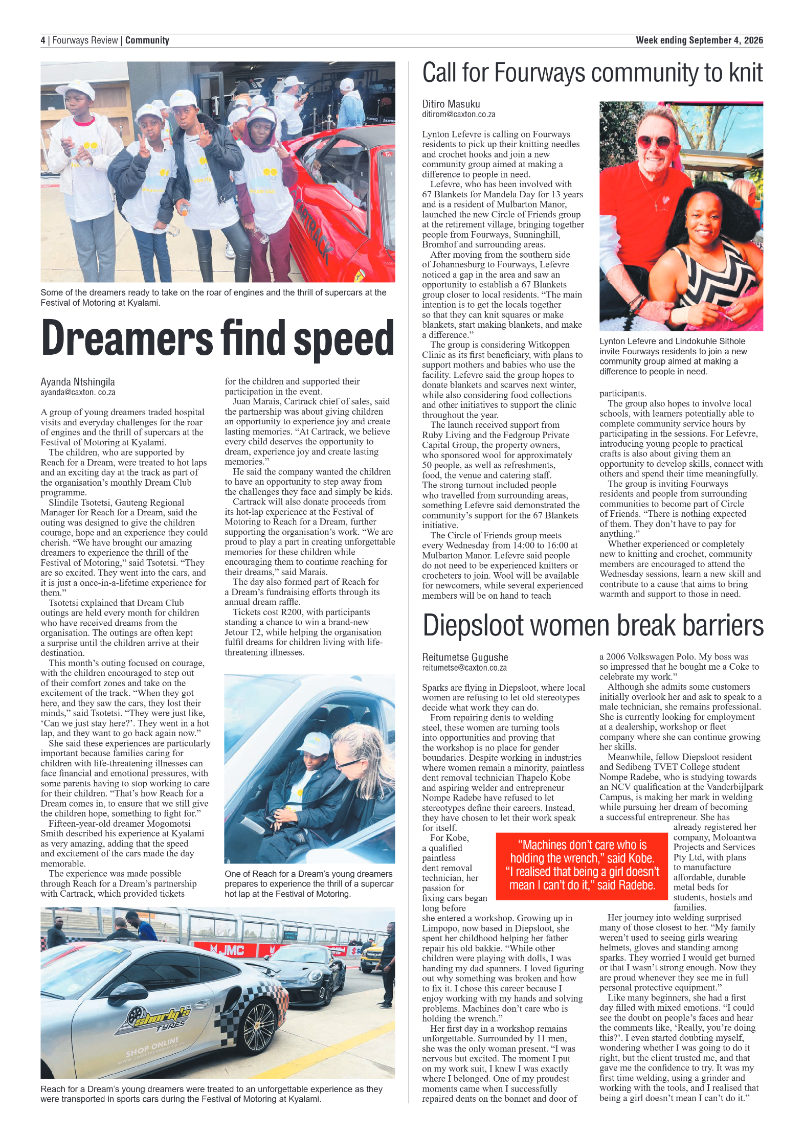 Fourways Review 4 September 2026 page 4