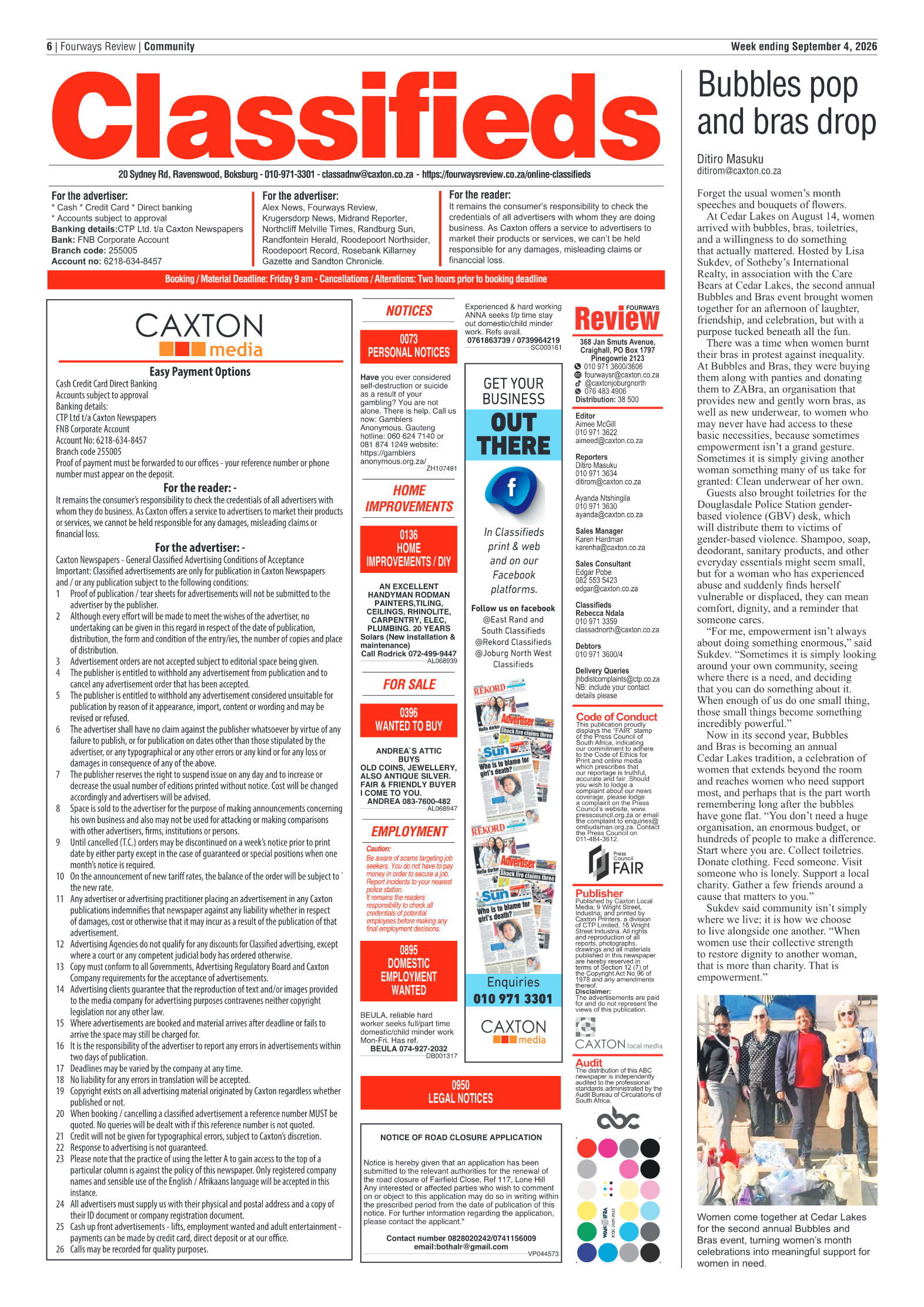 Fourways Review 4 September 2026 page 6