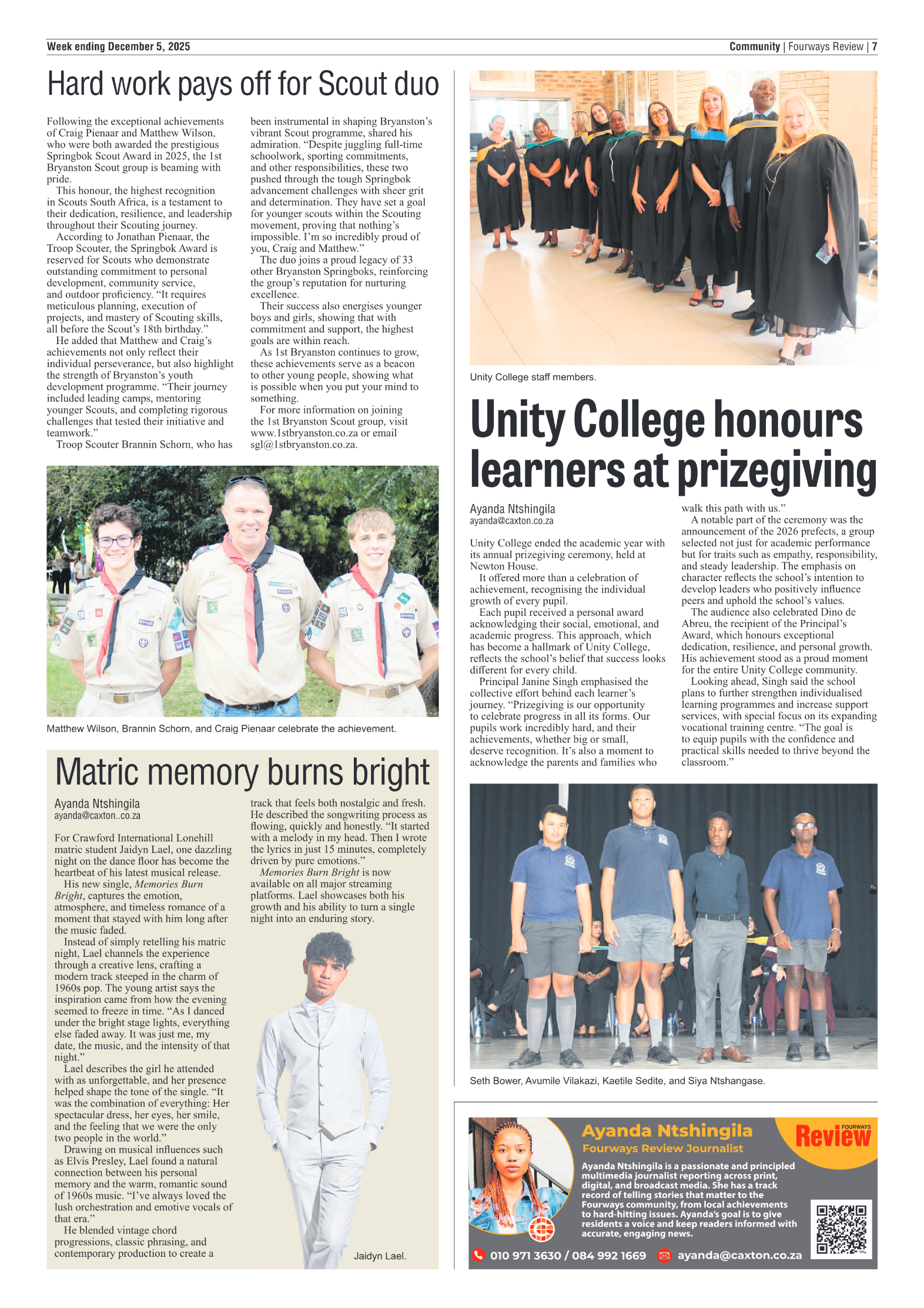 Fourways Review 5 December 2025 page 7