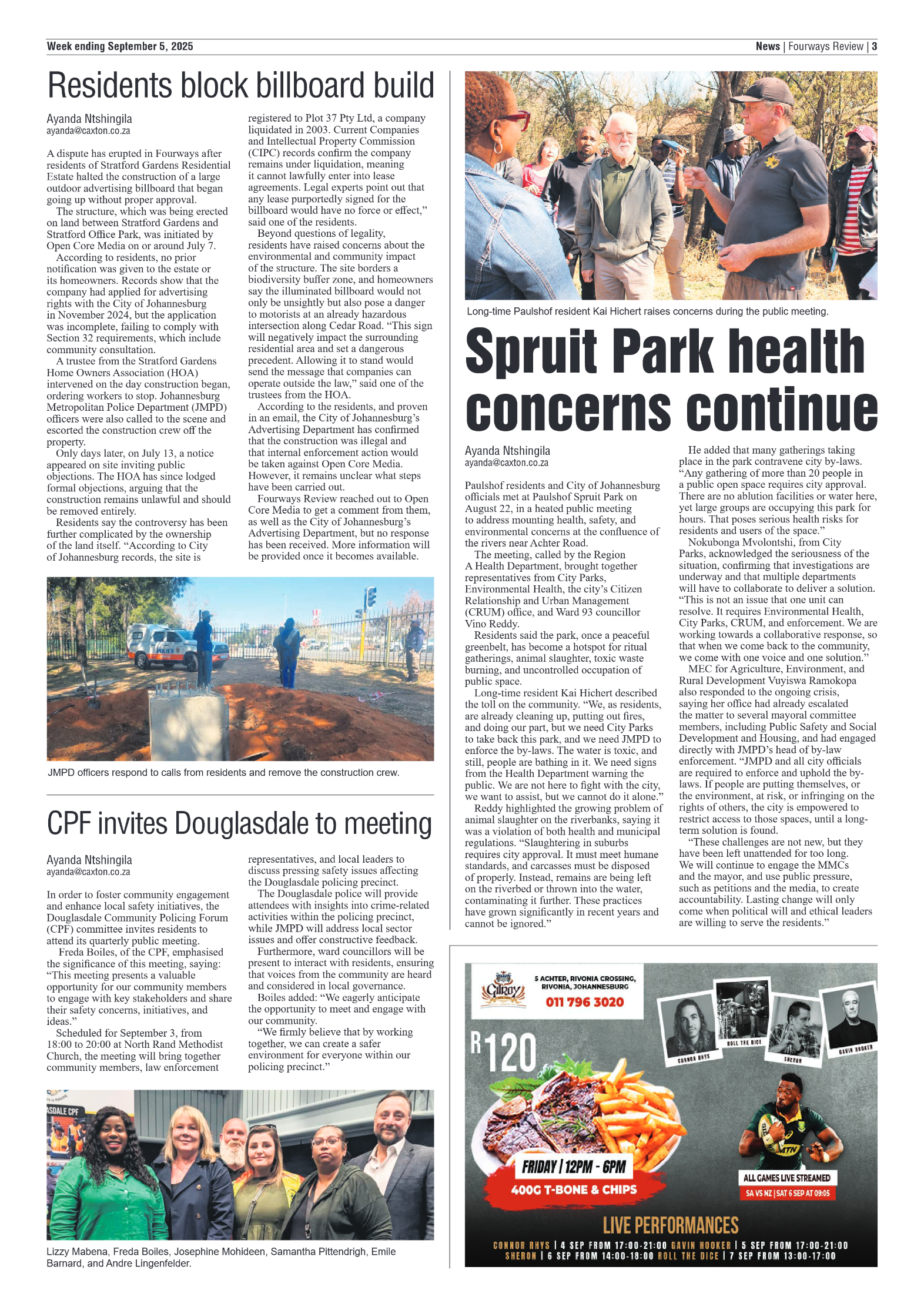 Fourways Review 5 September 2025 page 3