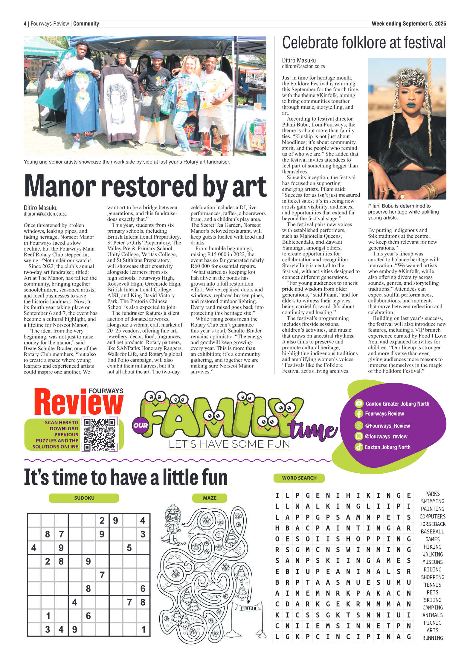 Fourways Review 5 September 2025 page 4