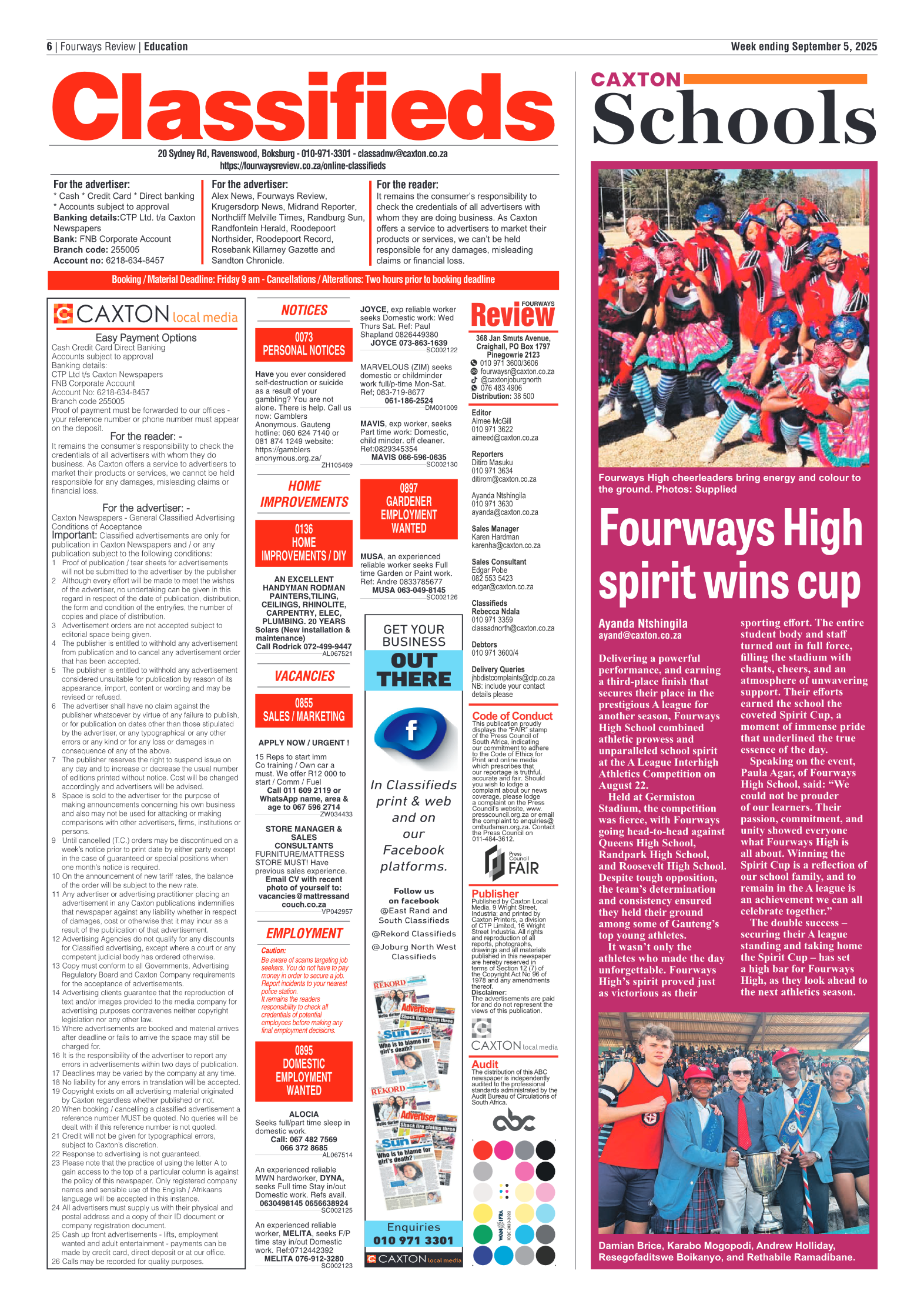 Fourways Review 5 September 2025 page 6