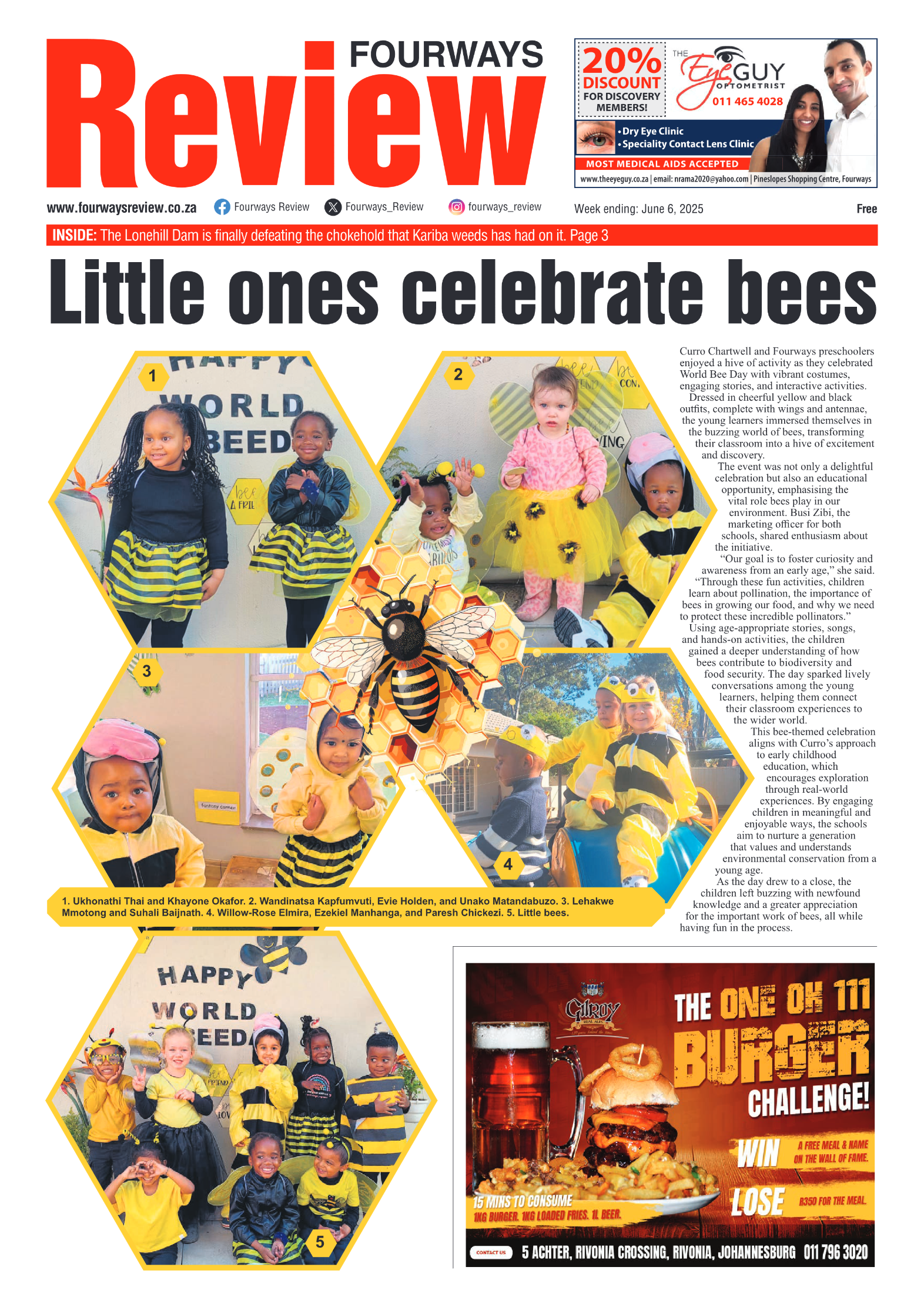 Fourways Review 6 June 2025 page 1