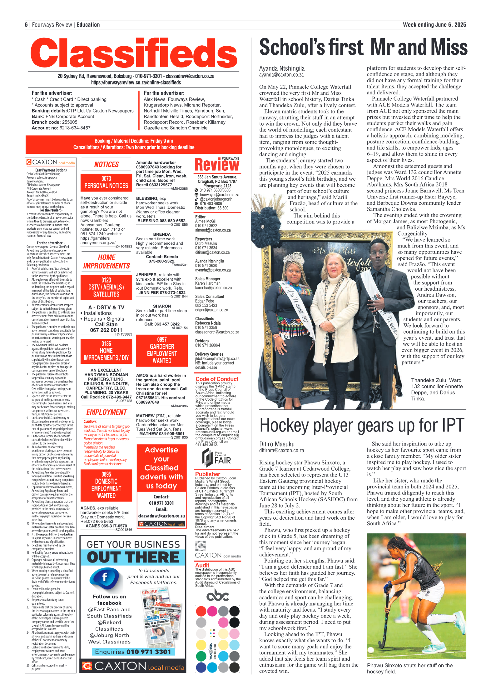 Fourways Review 6 June 2025 page 6