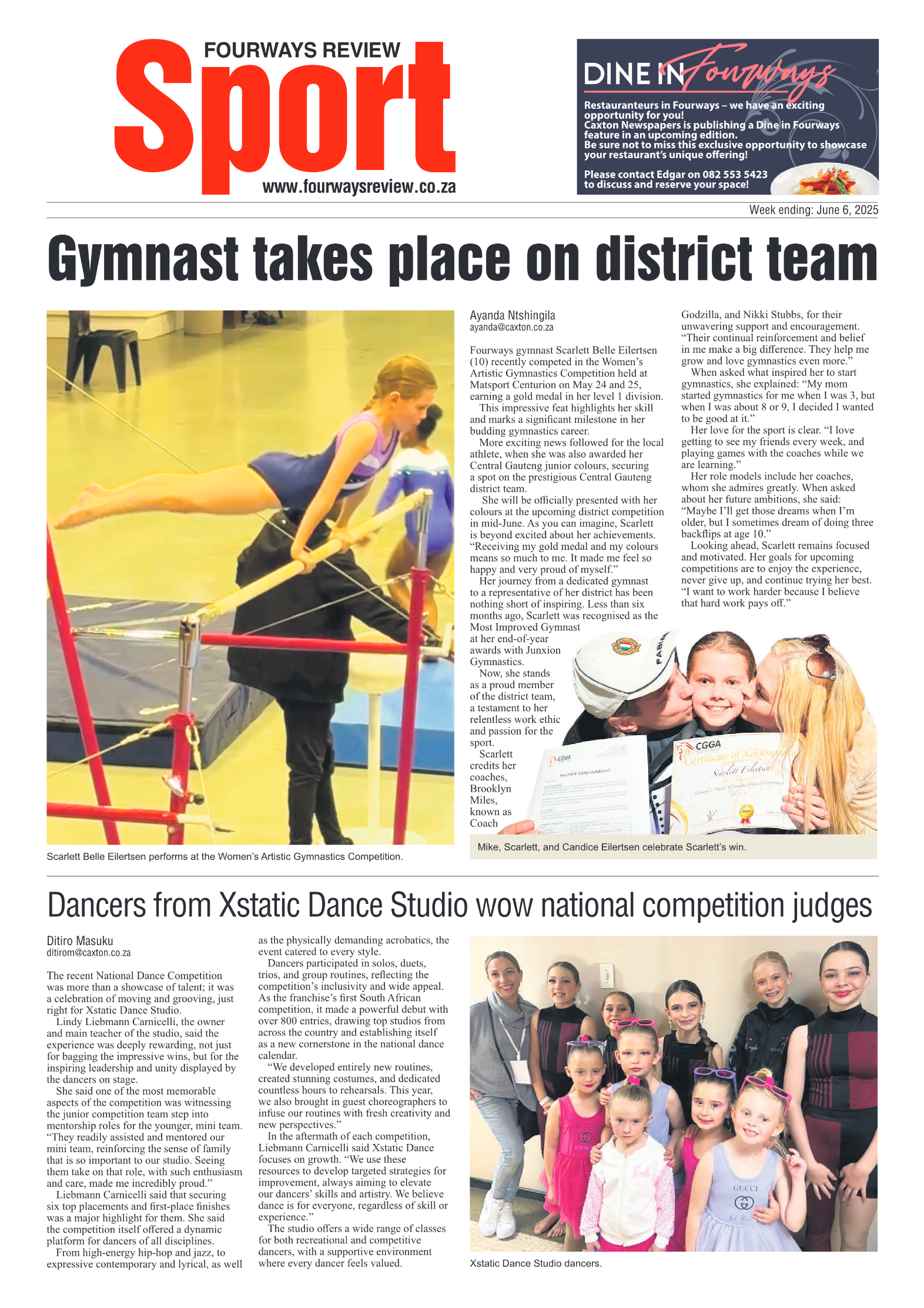 Fourways Review 6 June 2025 page 8