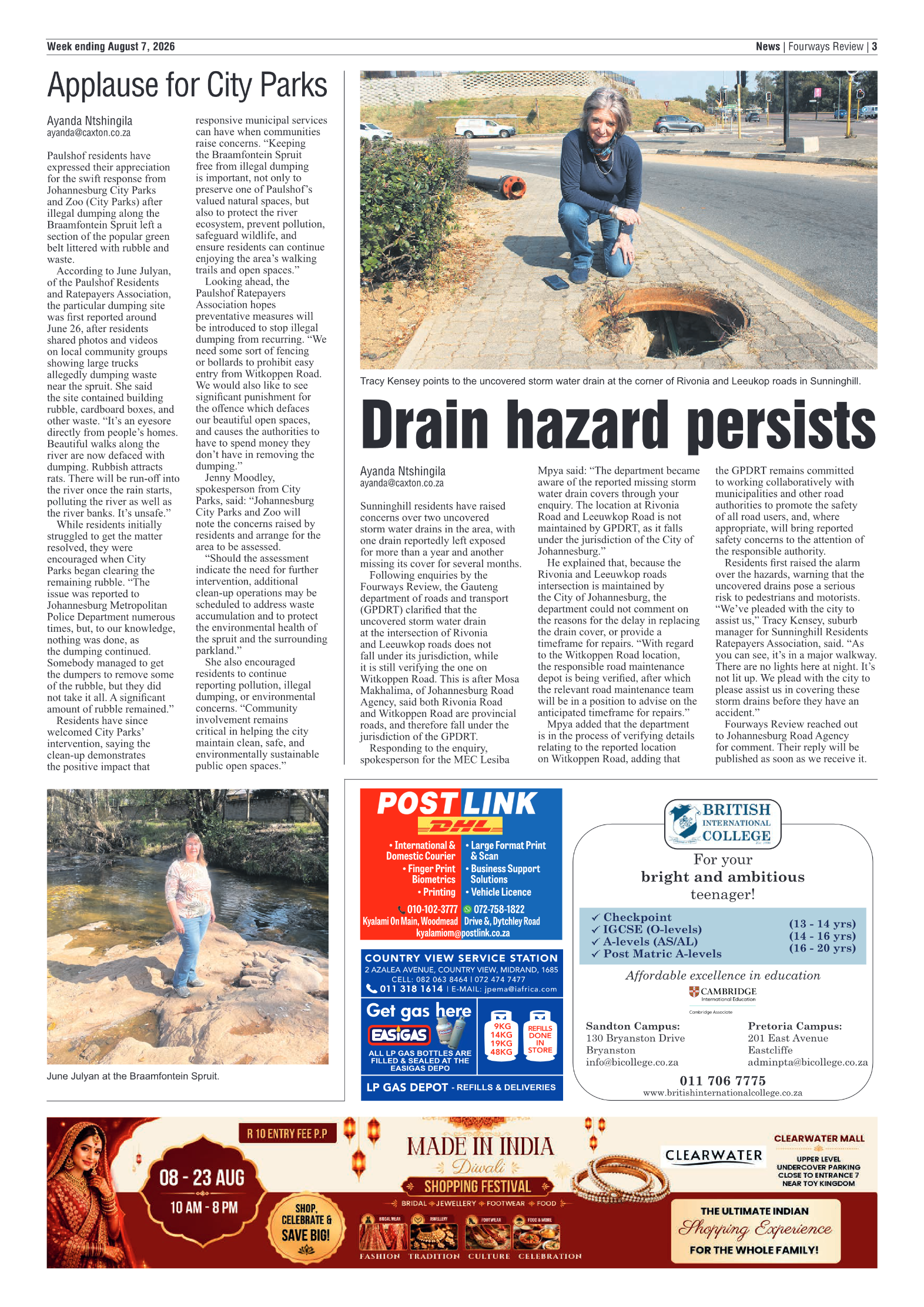 Fourways Review 7 August 2026 page 3