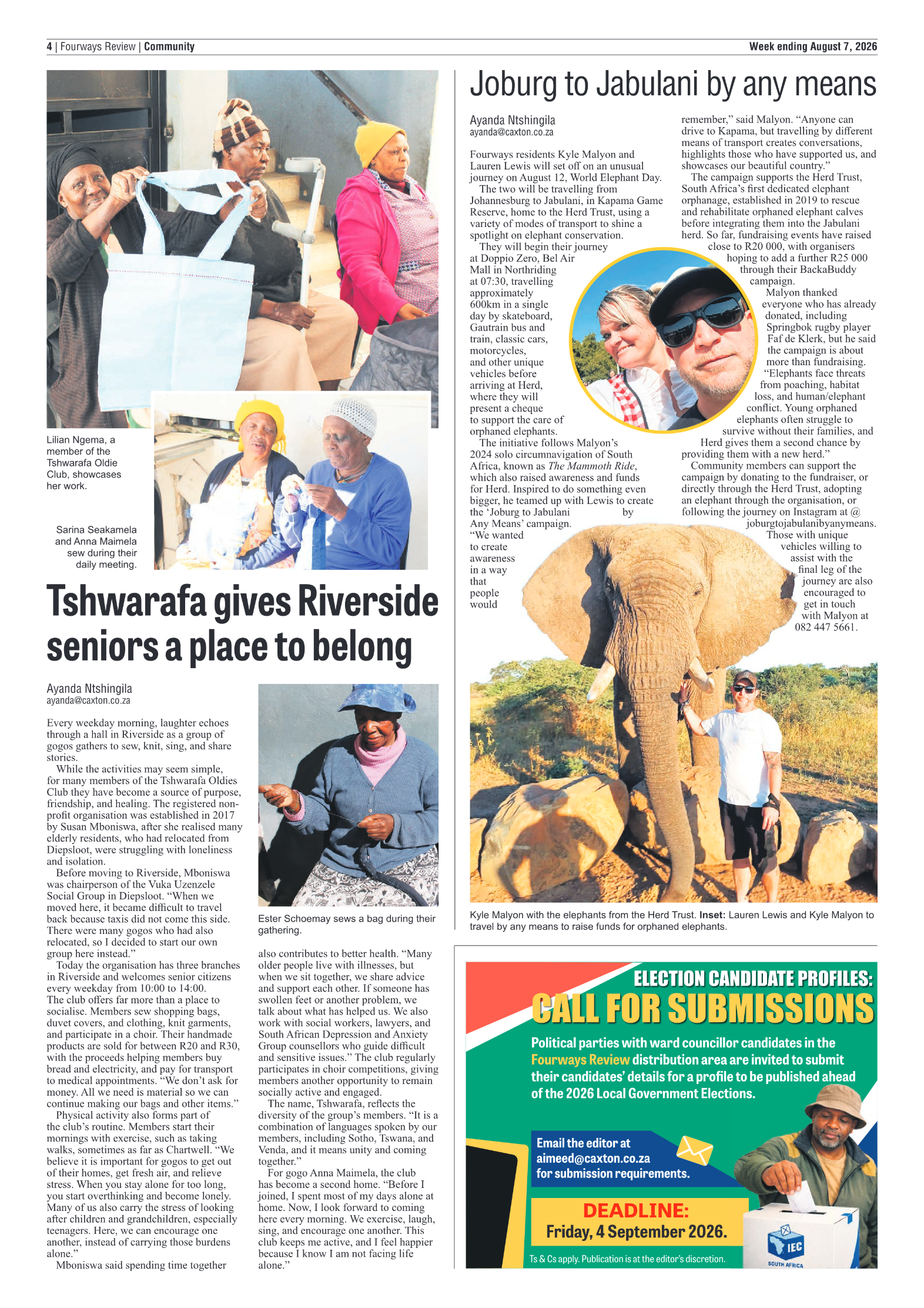 Fourways Review 7 August 2026 page 4