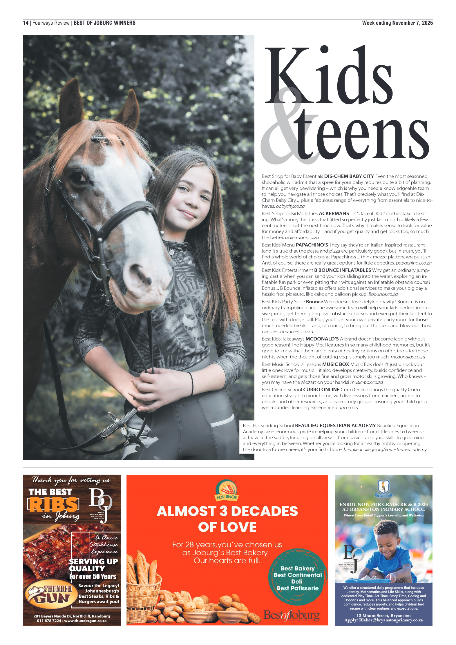 Fourways Review 7 November 2025 page 14