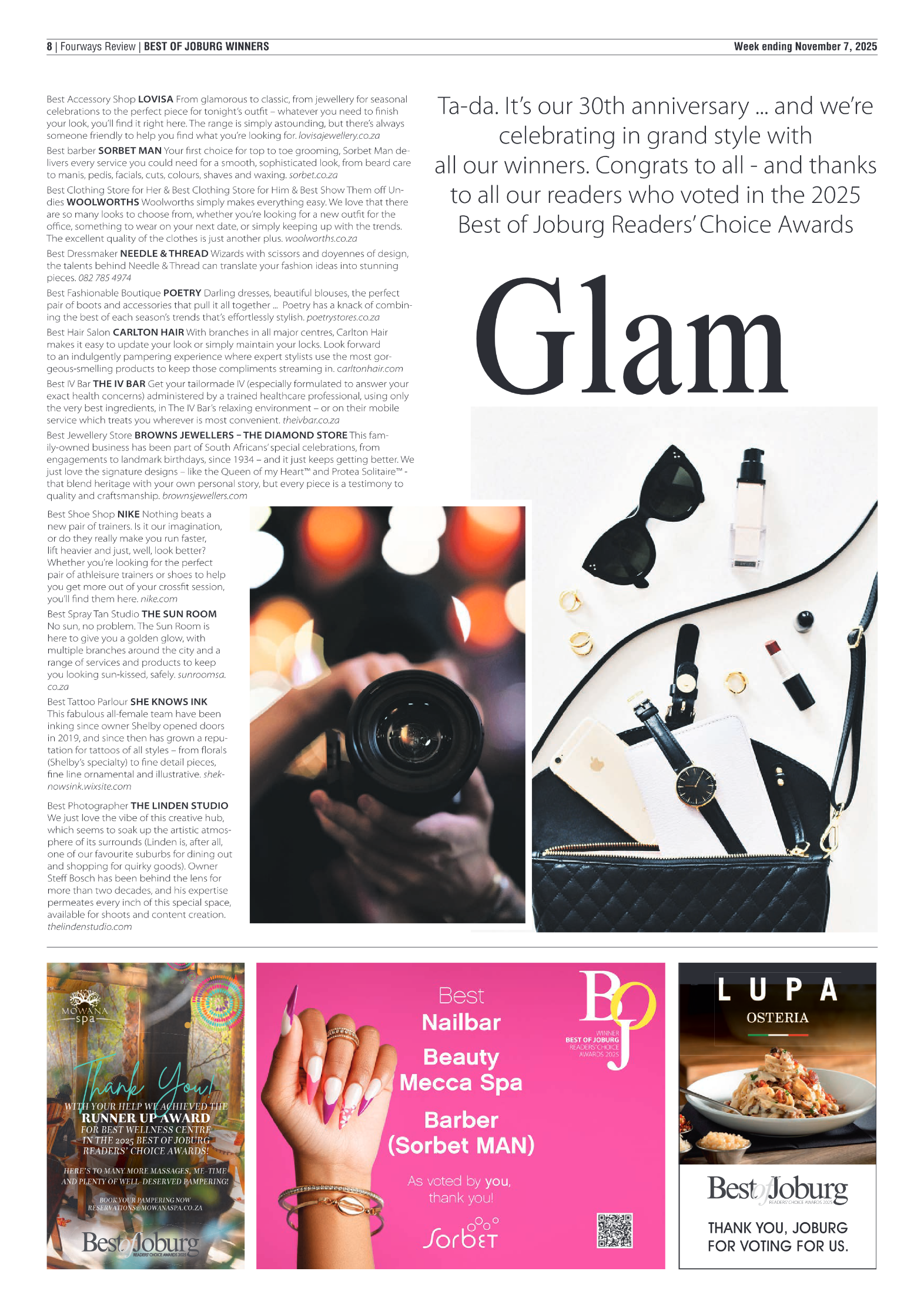 Fourways Review 7 November 2025 page 8