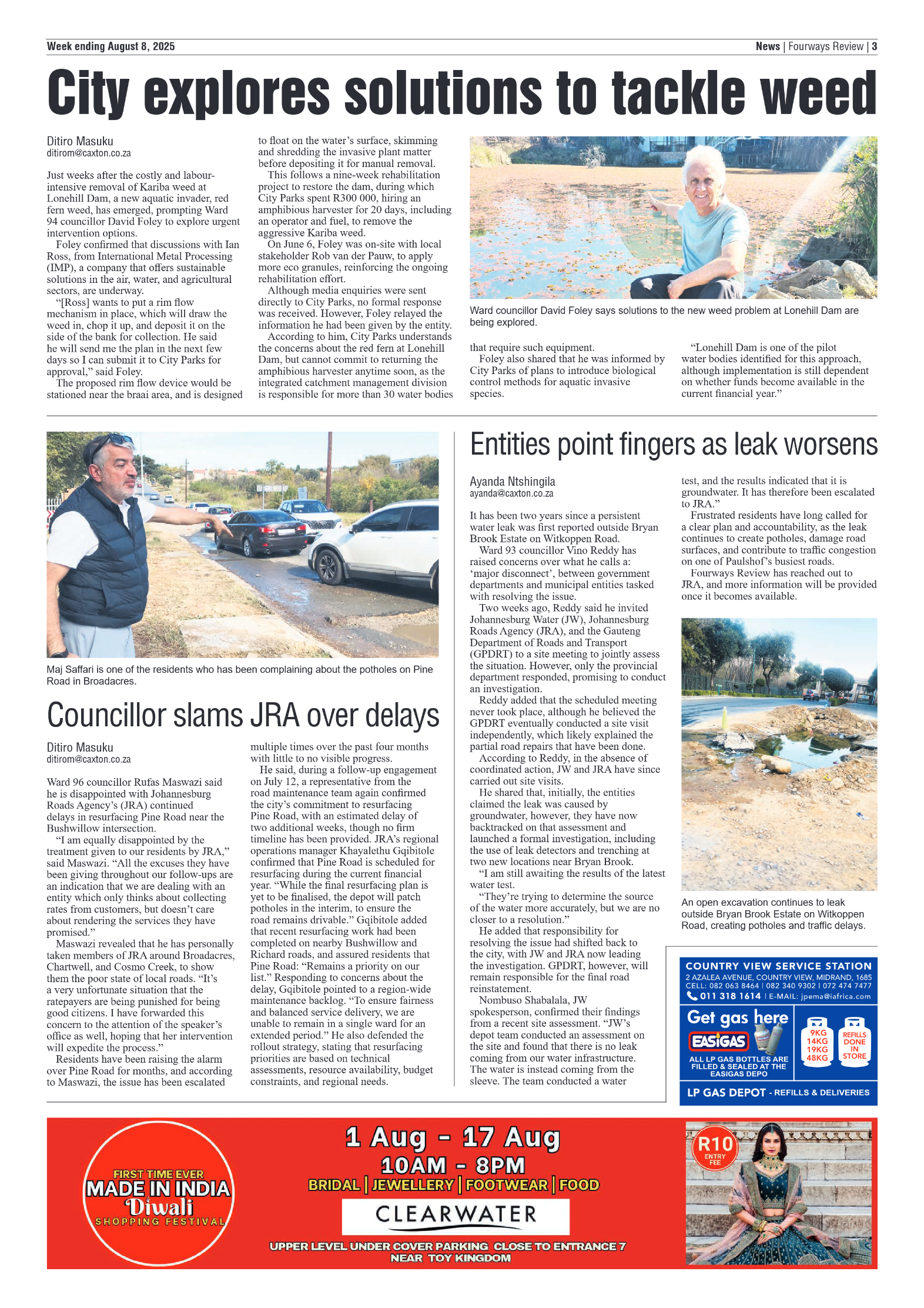 Fourways Review 8 August 2025 page 3