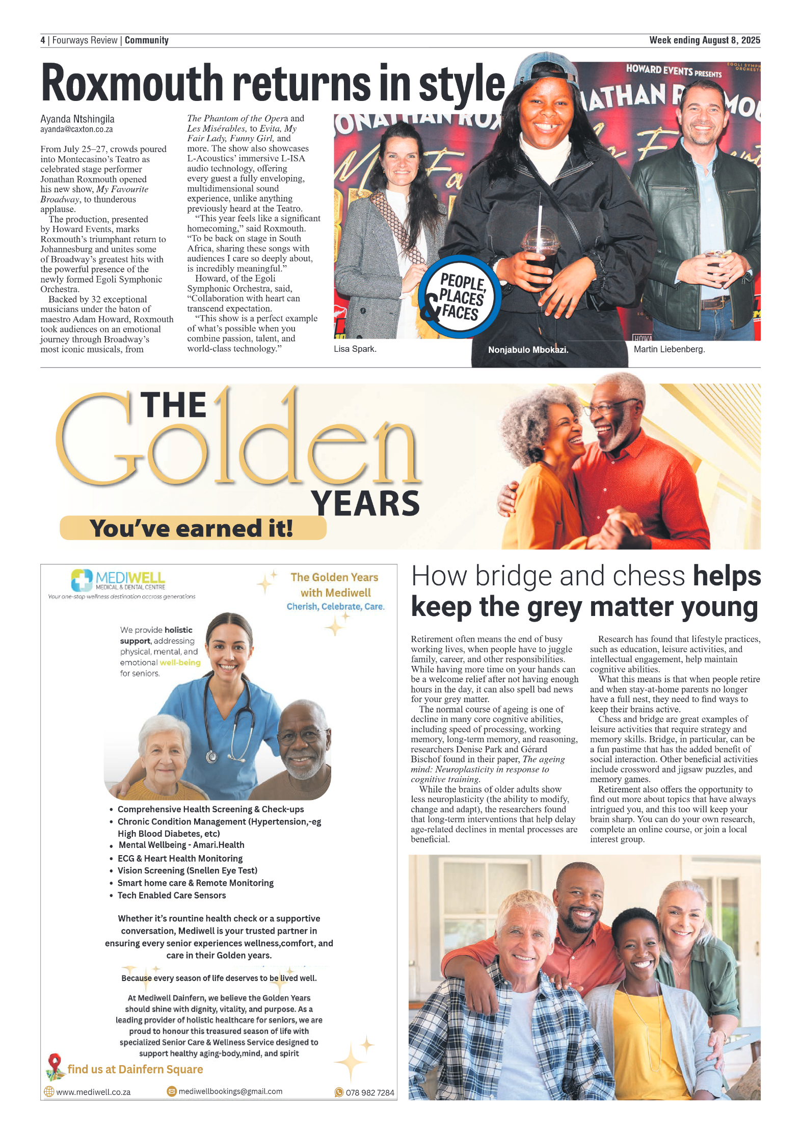 Fourways Review 8 August 2025 page 4