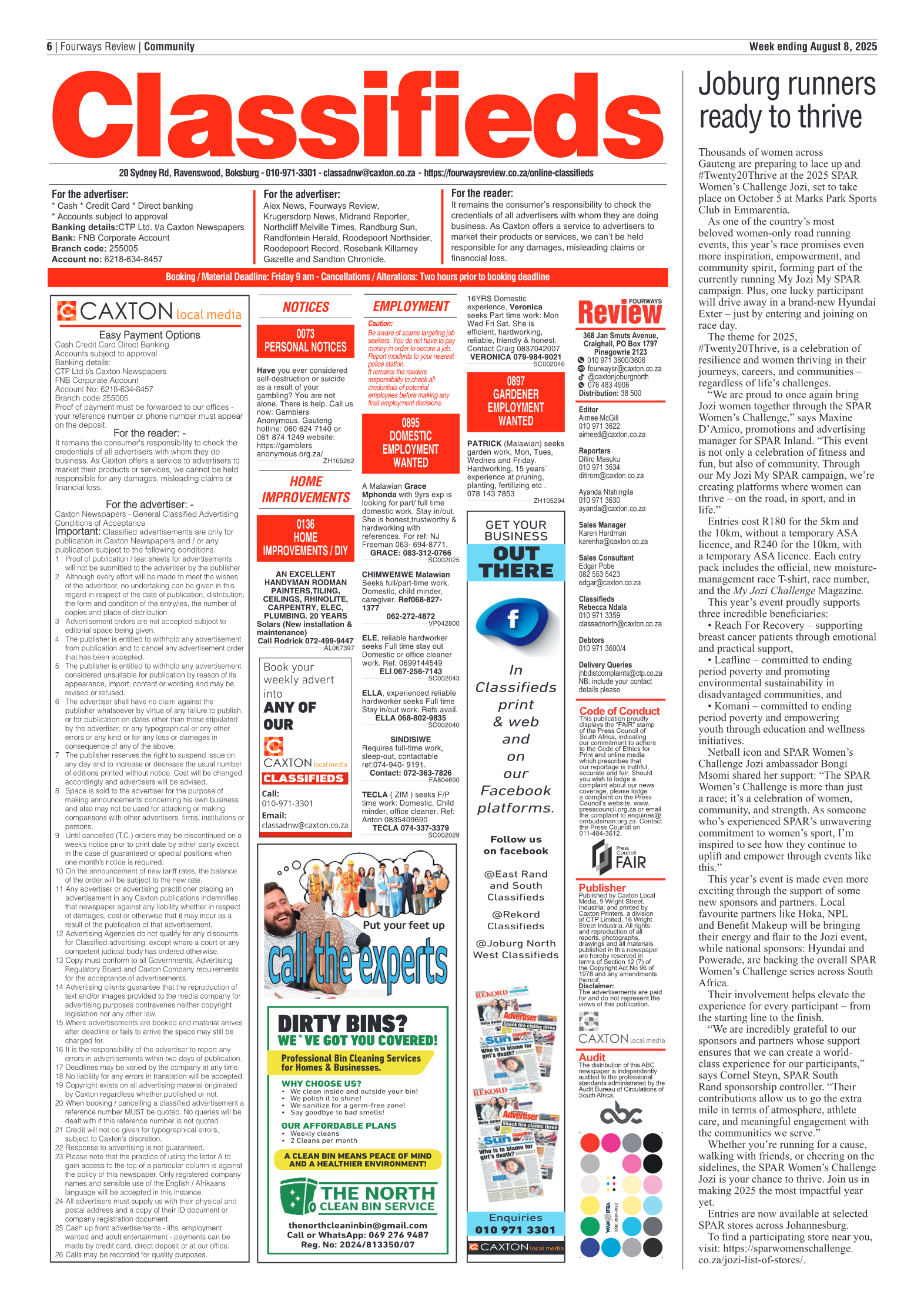 Fourways Review 8 August 2025 page 6